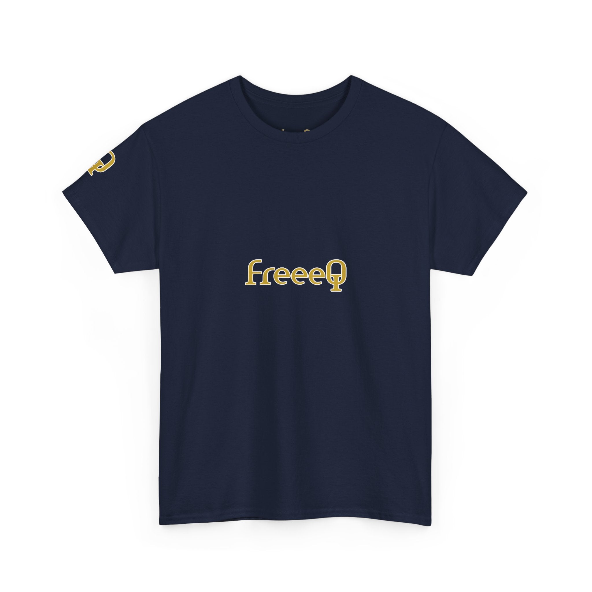 FreeeQ Gold Logo Unisex T‑Shirt — Quality Streetwear Tee