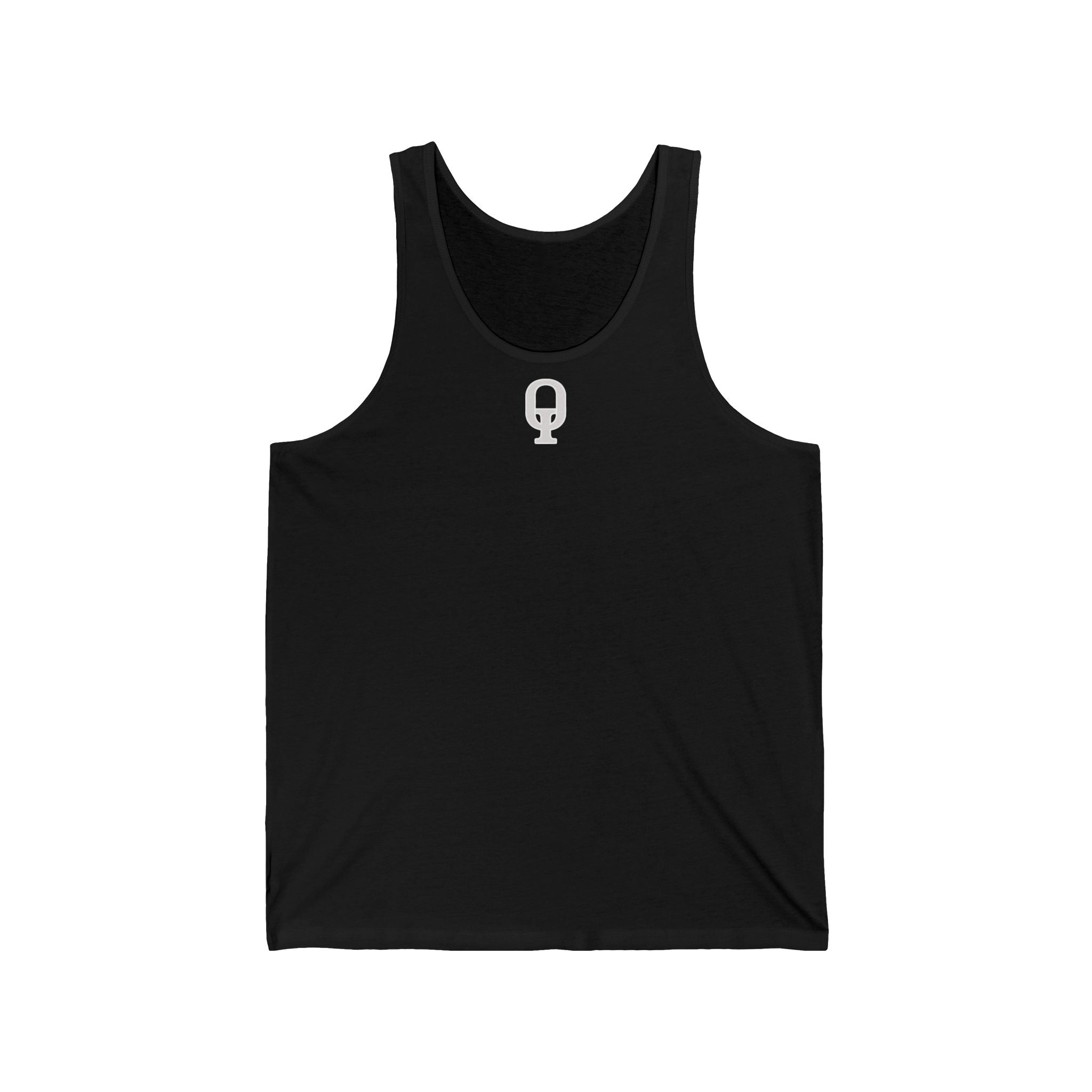 FreeQ Minimal Logo Tank Top — Lightweight Jersey Muscle Tee