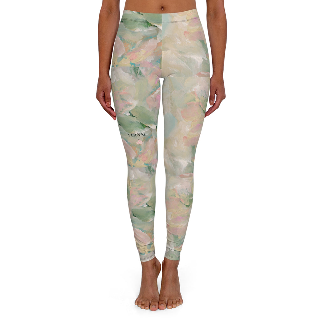 Fluorite Colour Blend Leggings by VERNALi — Women's High-Waist Pattern Yoga Leggings