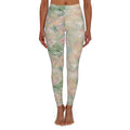 Fluorite Colour Blend Leggings by VERNALi — Women's High-Waist Pattern Yoga Leggings