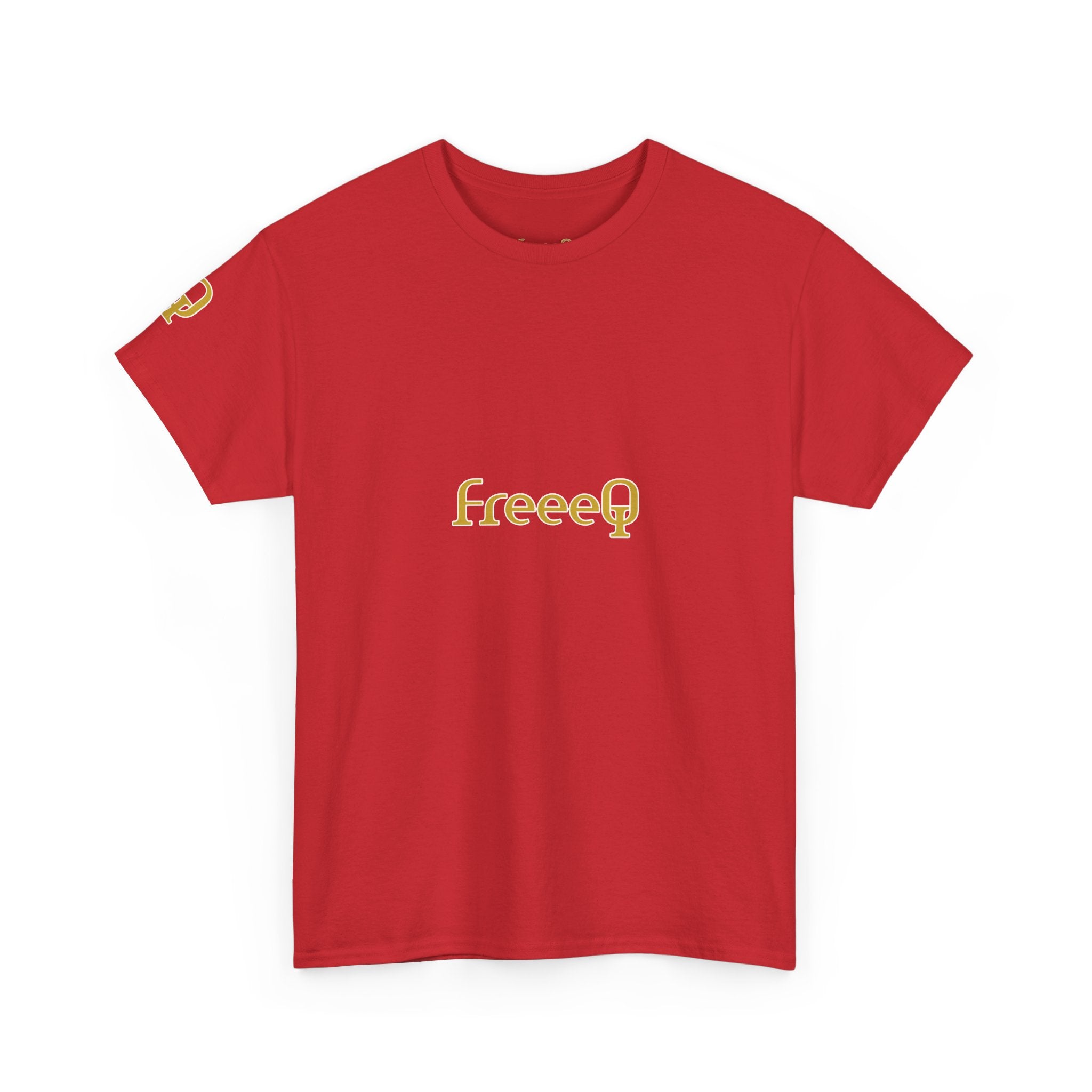 FreeeQ Gold Logo Unisex T‑Shirt — Quality Streetwear Tee