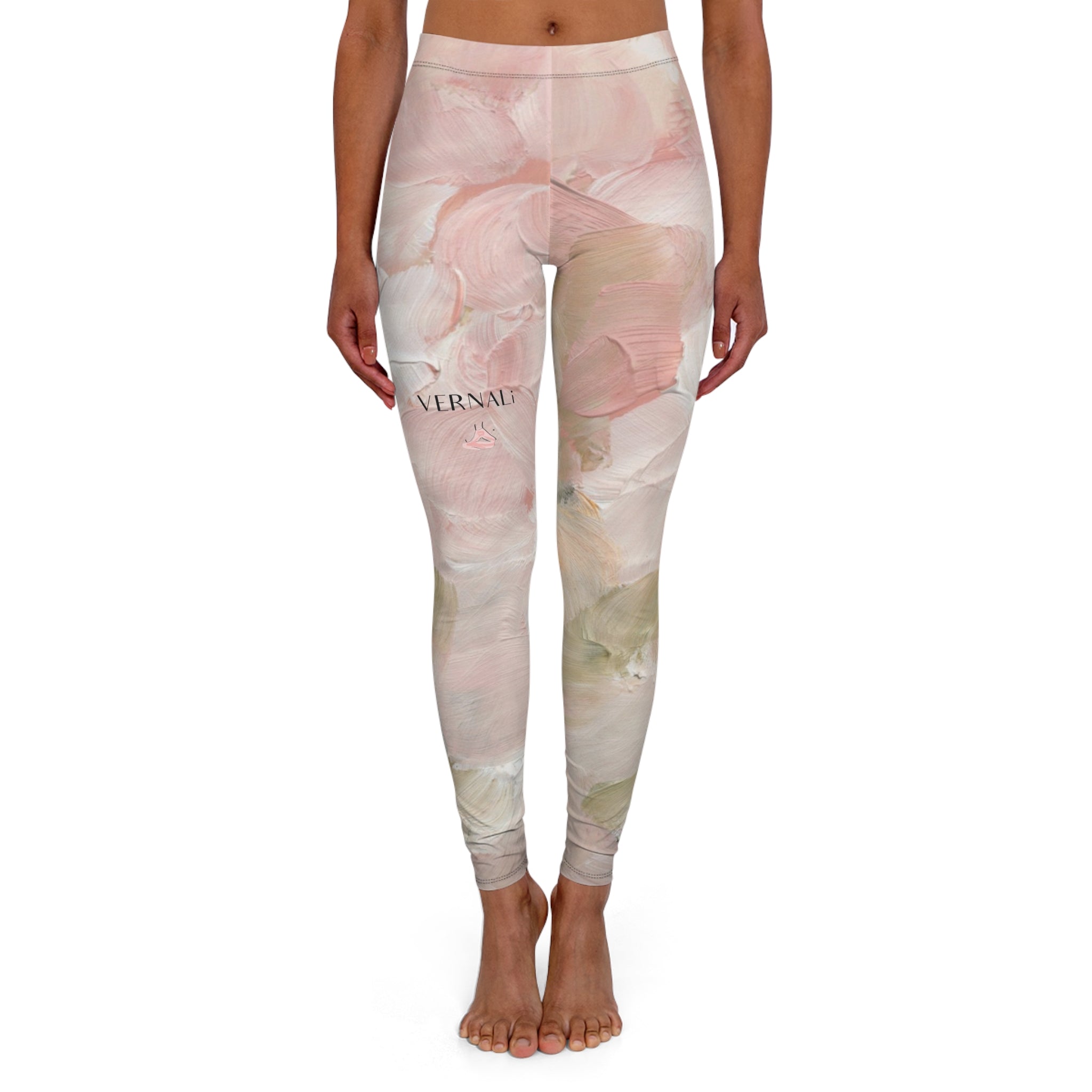 Angel Aura Colour Blend Leggings by VERNALi — Women's High-Waist Pattern Yoga Leggings