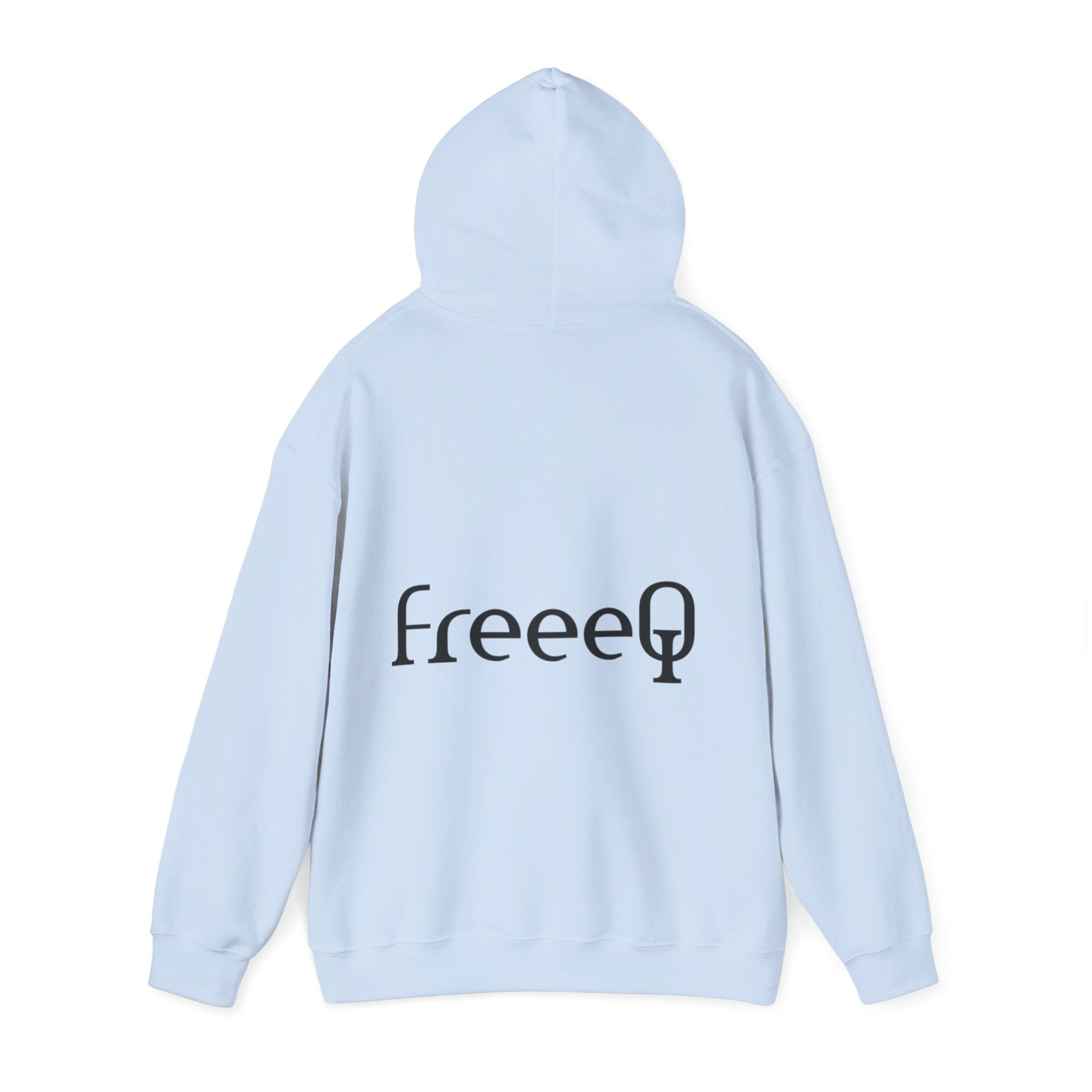 FreeeQ Frequency Number Line Hoodie — FreeeQ Meditation & Manifest Energy