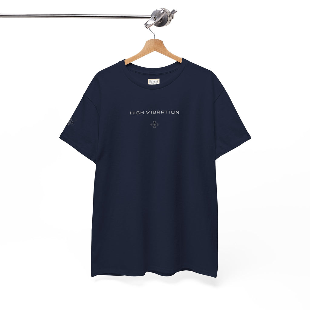 HIGH VIBRATION CLEAR MIND @ Night Tee — Clean New Collection Cotton T-Shirt