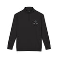 HIGH VIBRATION Infinity Fleece — Embroidered Minimalist Crest Quarter-Zip