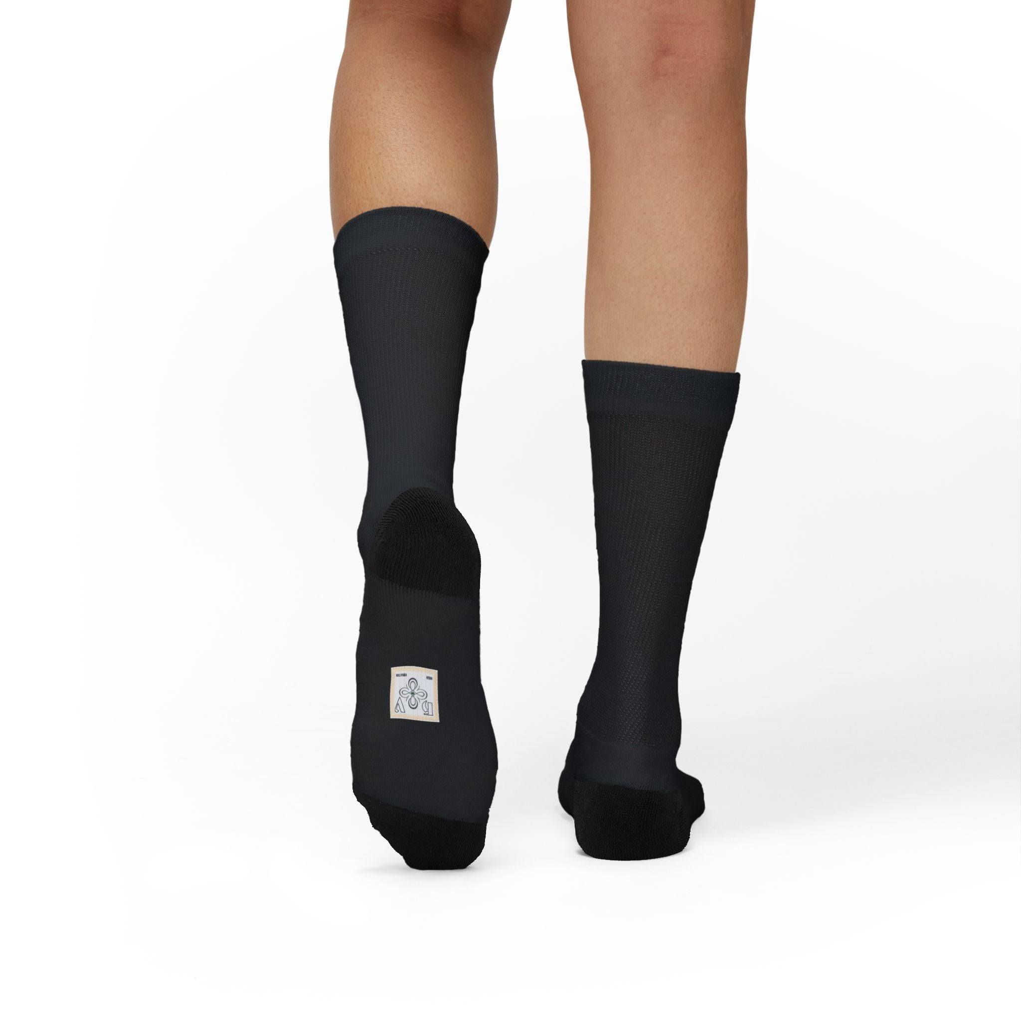 HIGH VIBRATION Wealth Socks — Wise Noir Classic Logo