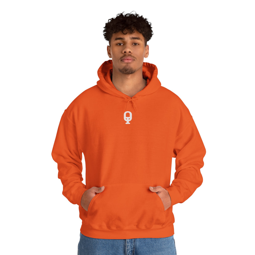 FreeeQ Clean Logo Hoodie — Minimalist Branded Dark Range Pullover