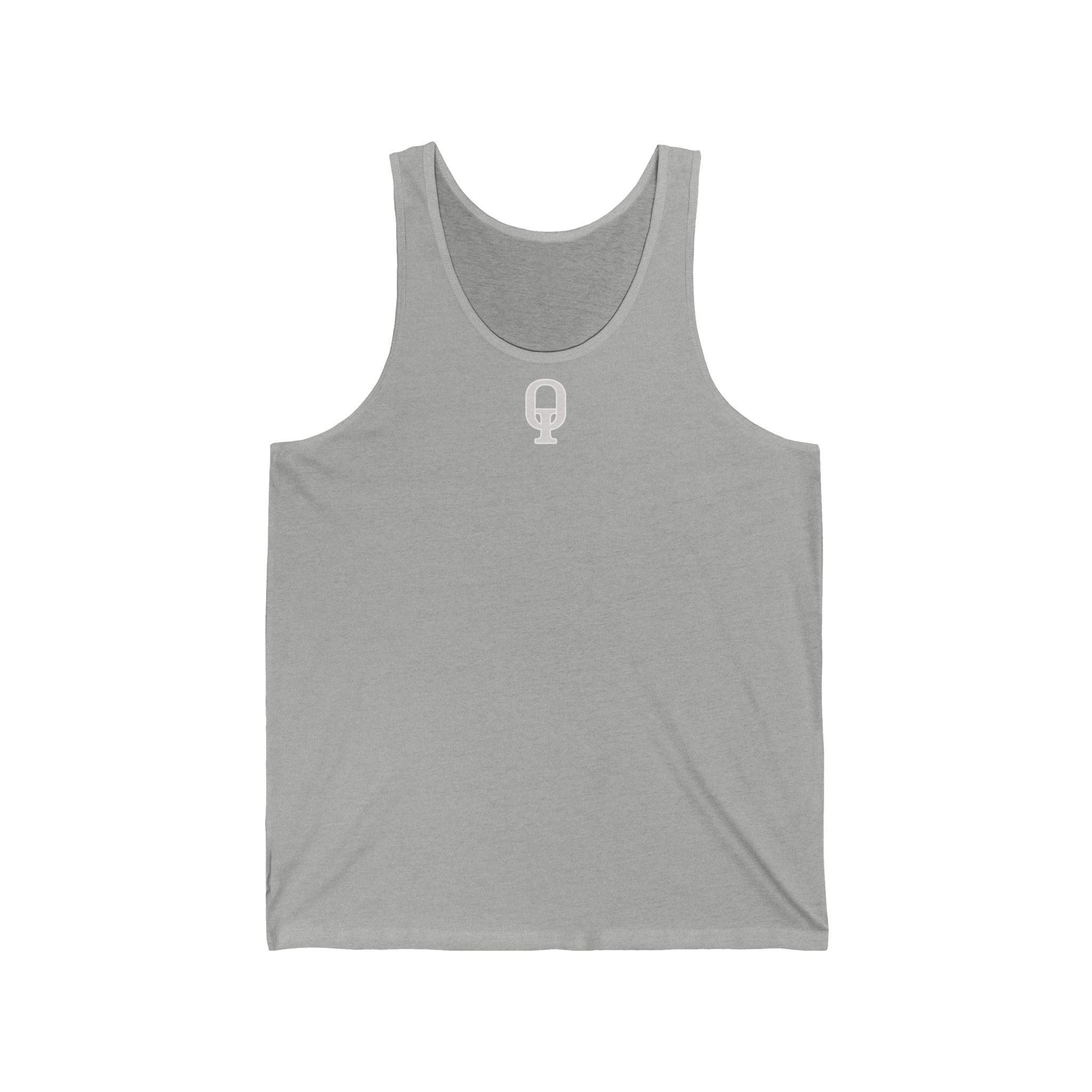 FreeQ Minimal Logo Tank Top — Lightweight Jersey Muscle Tee