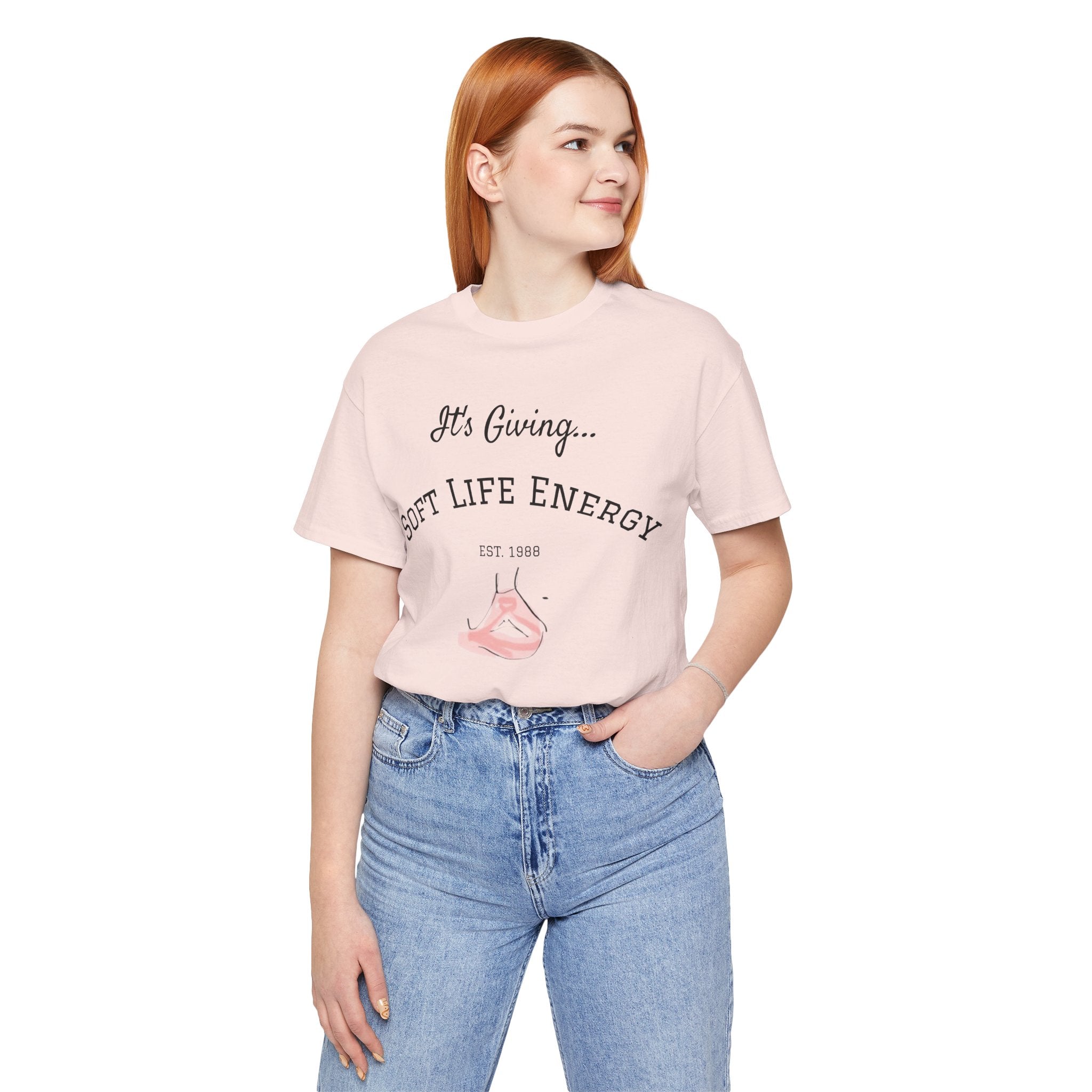 Soft Life Energy Tee by VERNALi — Positive Energy Short Sleeve T-Shirt
