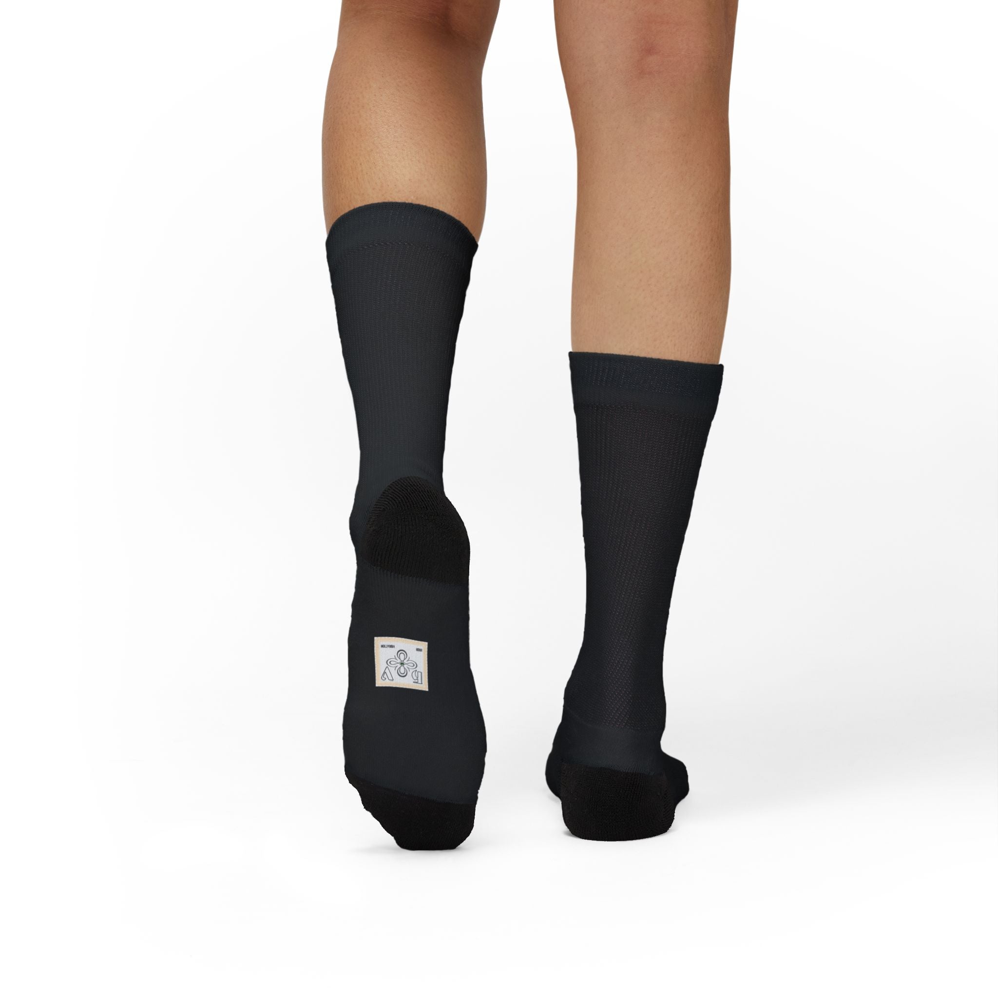 HIGH VIBRATION Wealth Socks — Wise Noir Classic Logo