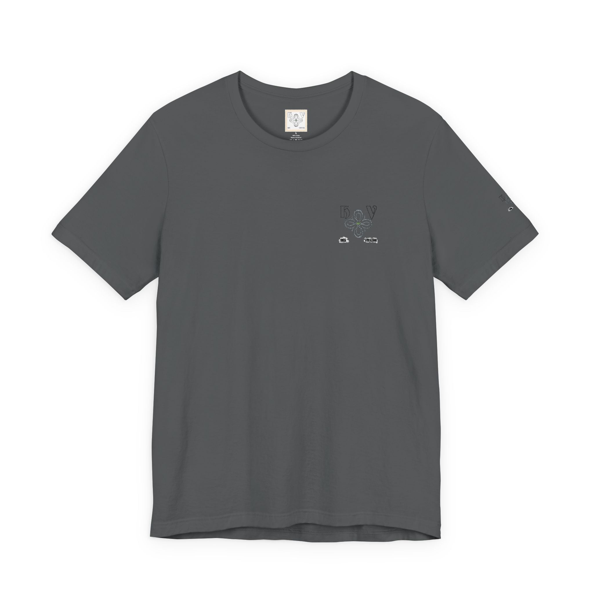 HIGH VIBRATION – Embroidered logo Minimal T-Shirt