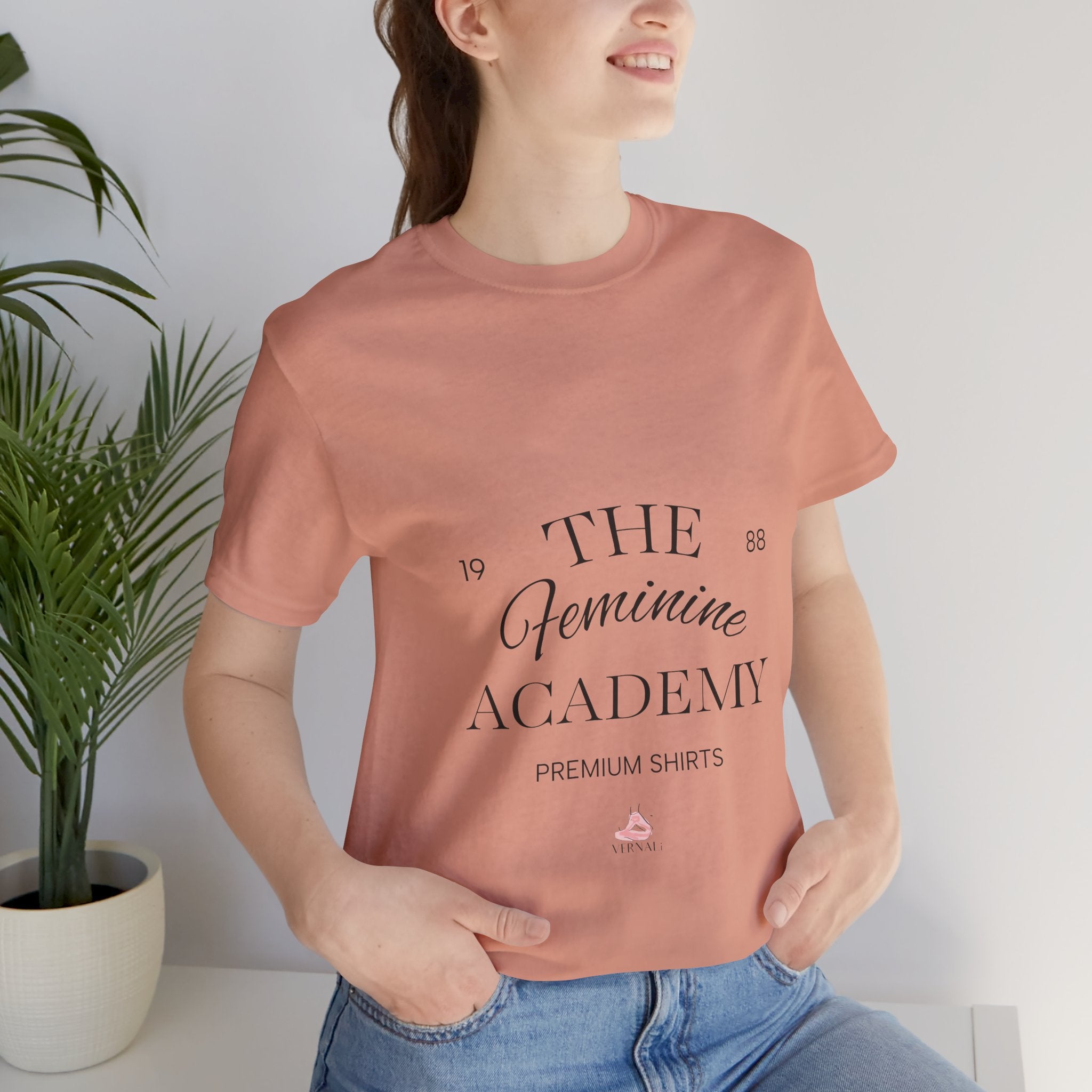 The Feminine Academy Tee by VERNALi — Positive Energy Short Sleeve T-Shirt
