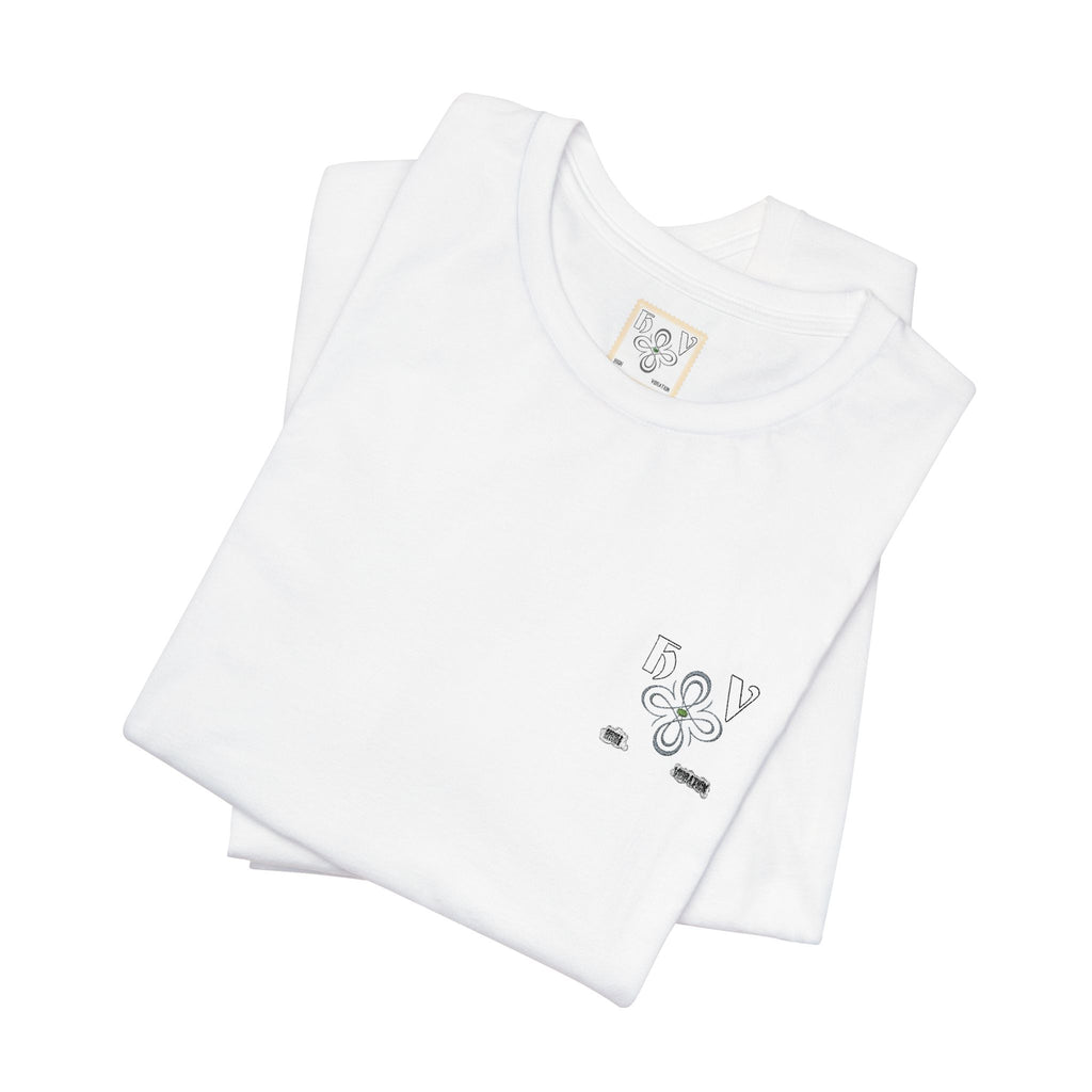 HIGH VIBRATION – Embroidered logo Minimal T-Shirt