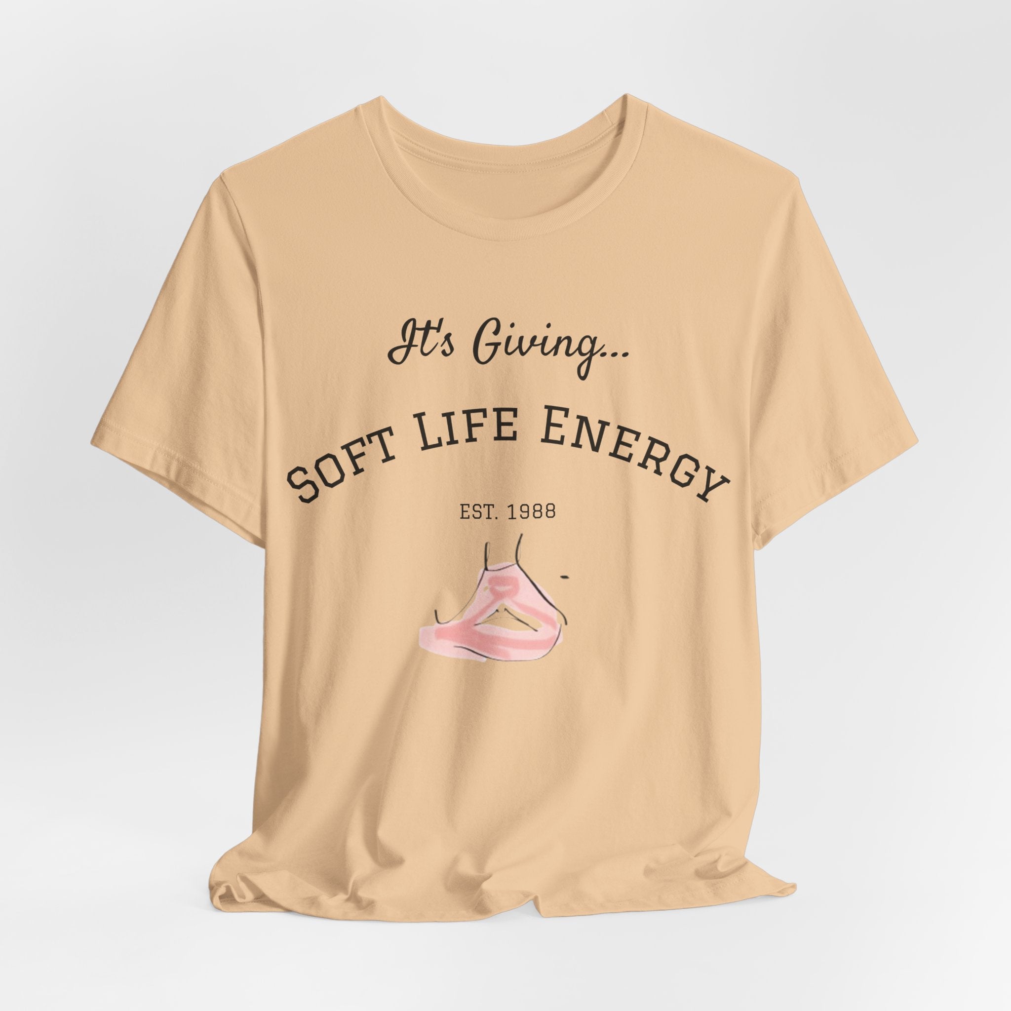 Soft Life Energy Tee by VERNALi — Positive Energy Short Sleeve T-Shirt