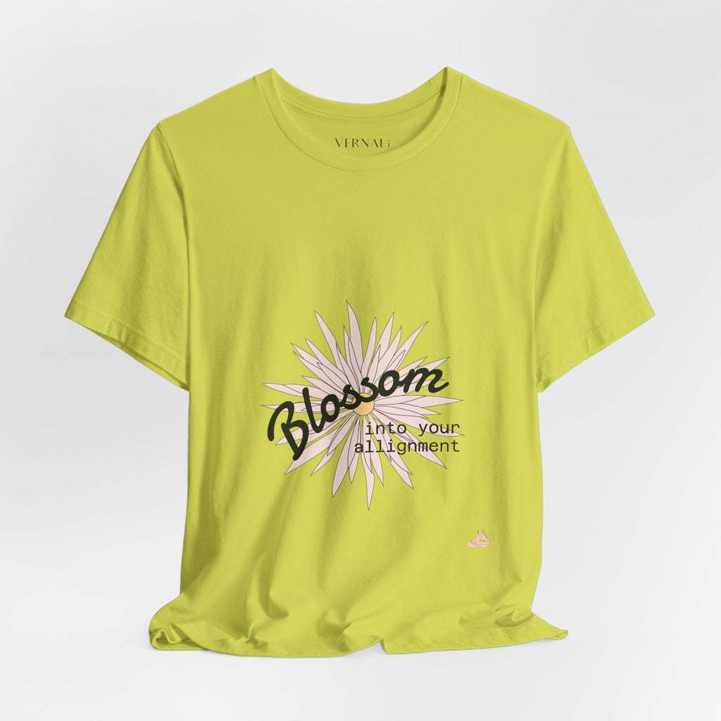 Blossom Tee by VERNALi — Positive Energy Short Sleeve T-Shirt