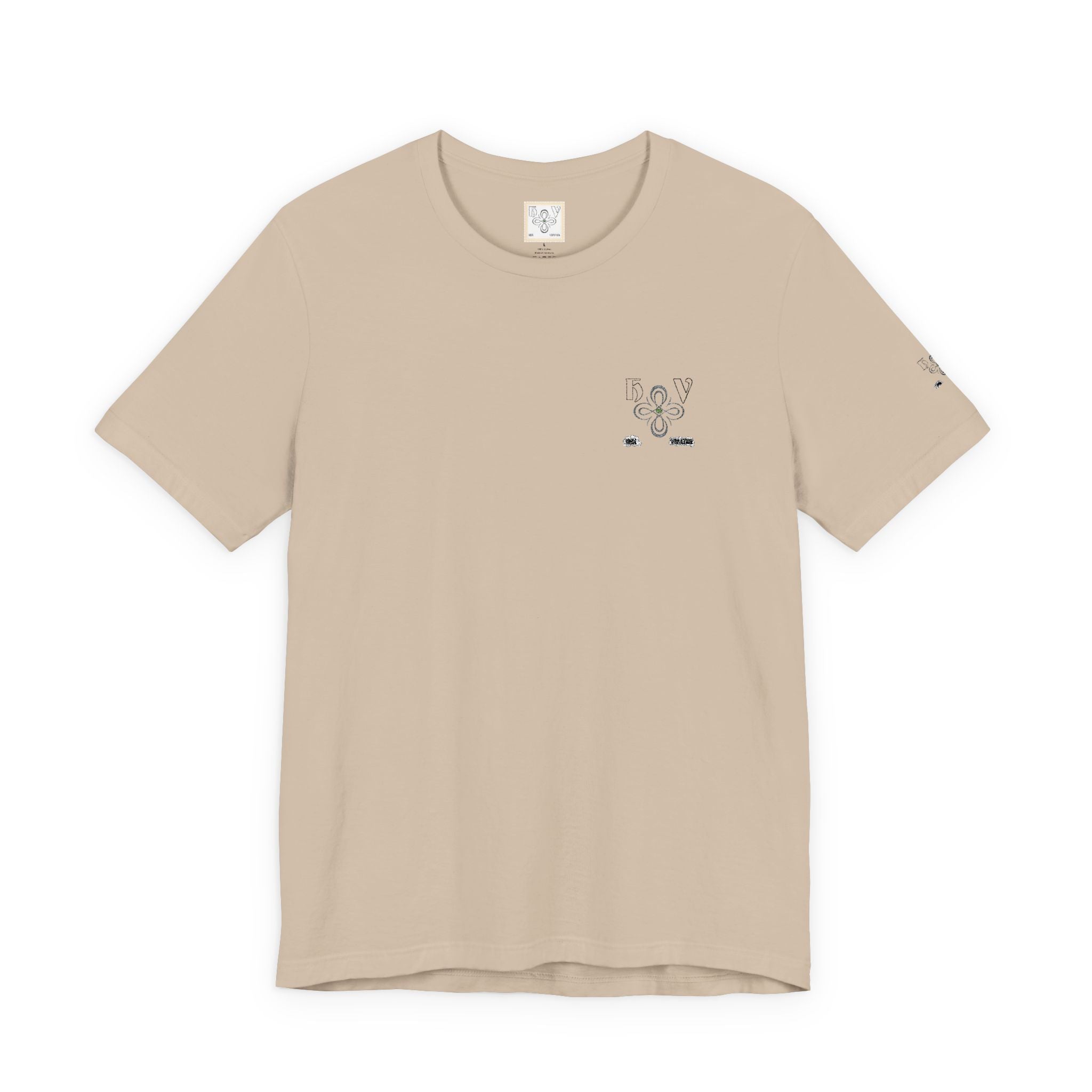 HIGH VIBRATION – Embroidered logo Minimal T-Shirt