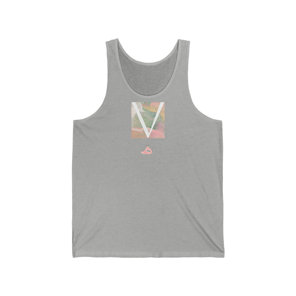 V Light Wear Meditation Vest by VERNALi — Green/Pink Women’s Vest Top