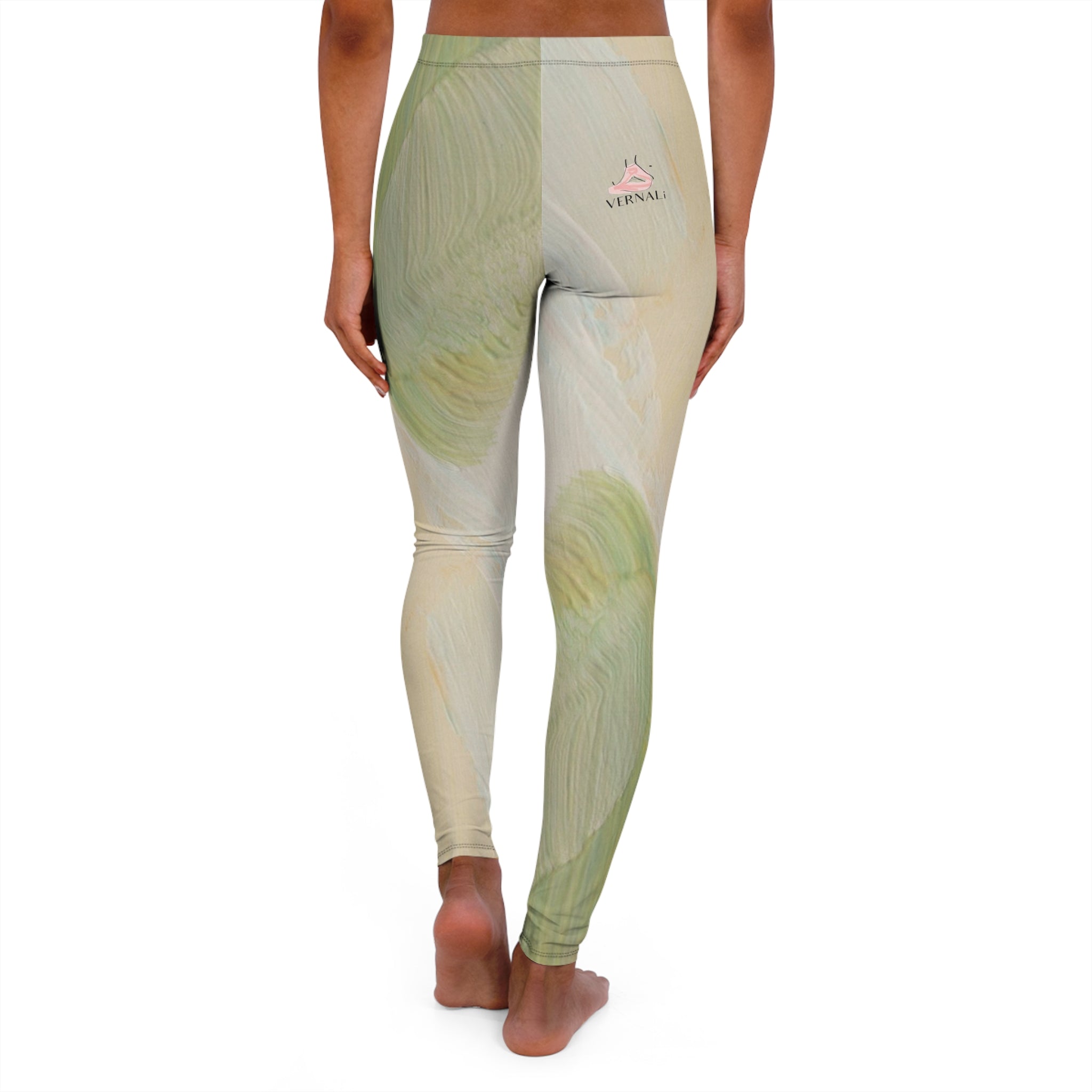 Opalite Colour Blend Leggings by VERNALi — Women's High-Waist Pattern Yoga Leggings
