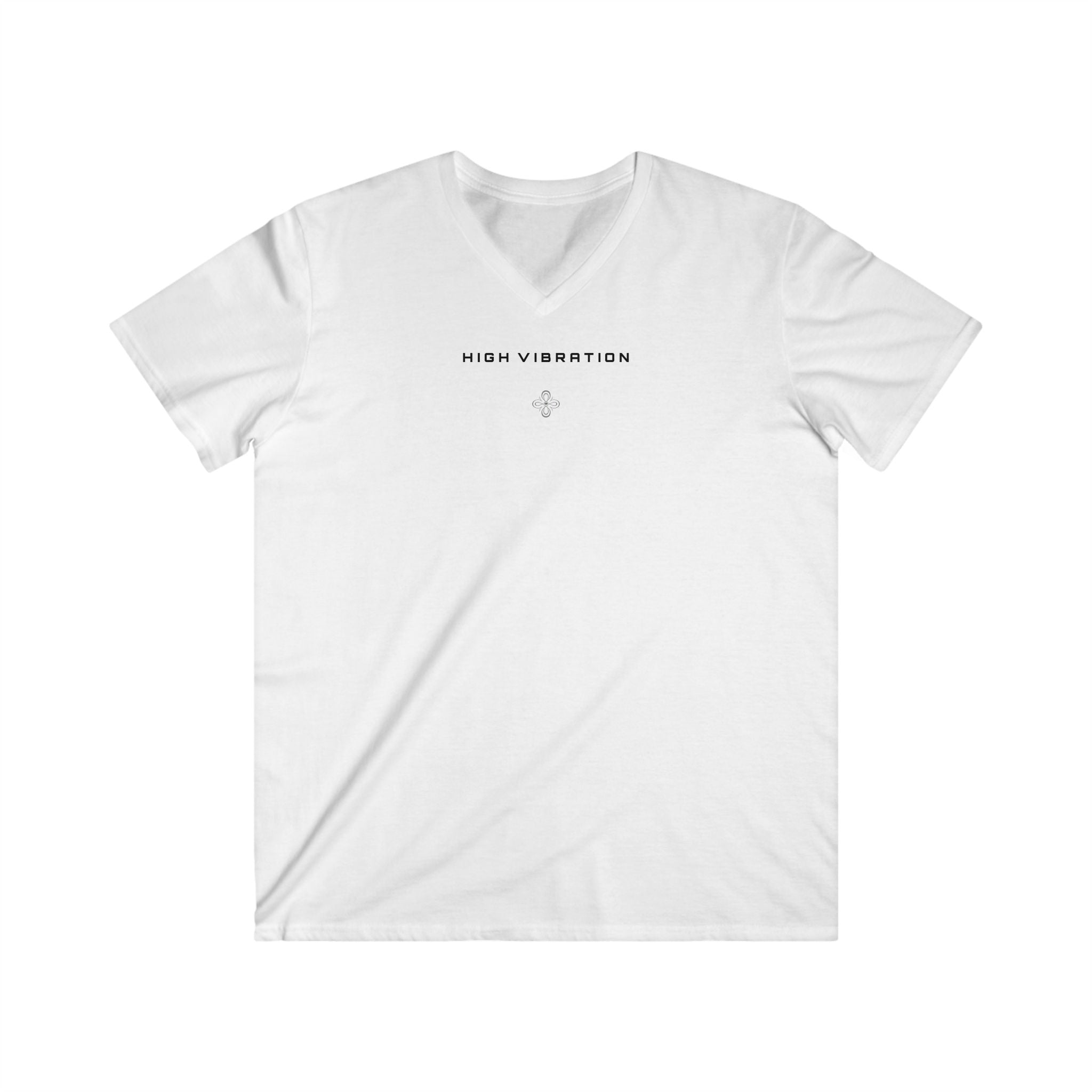HIGH VIBRATION V-Neck Tee — New SpiriT Men's T-Shirt
