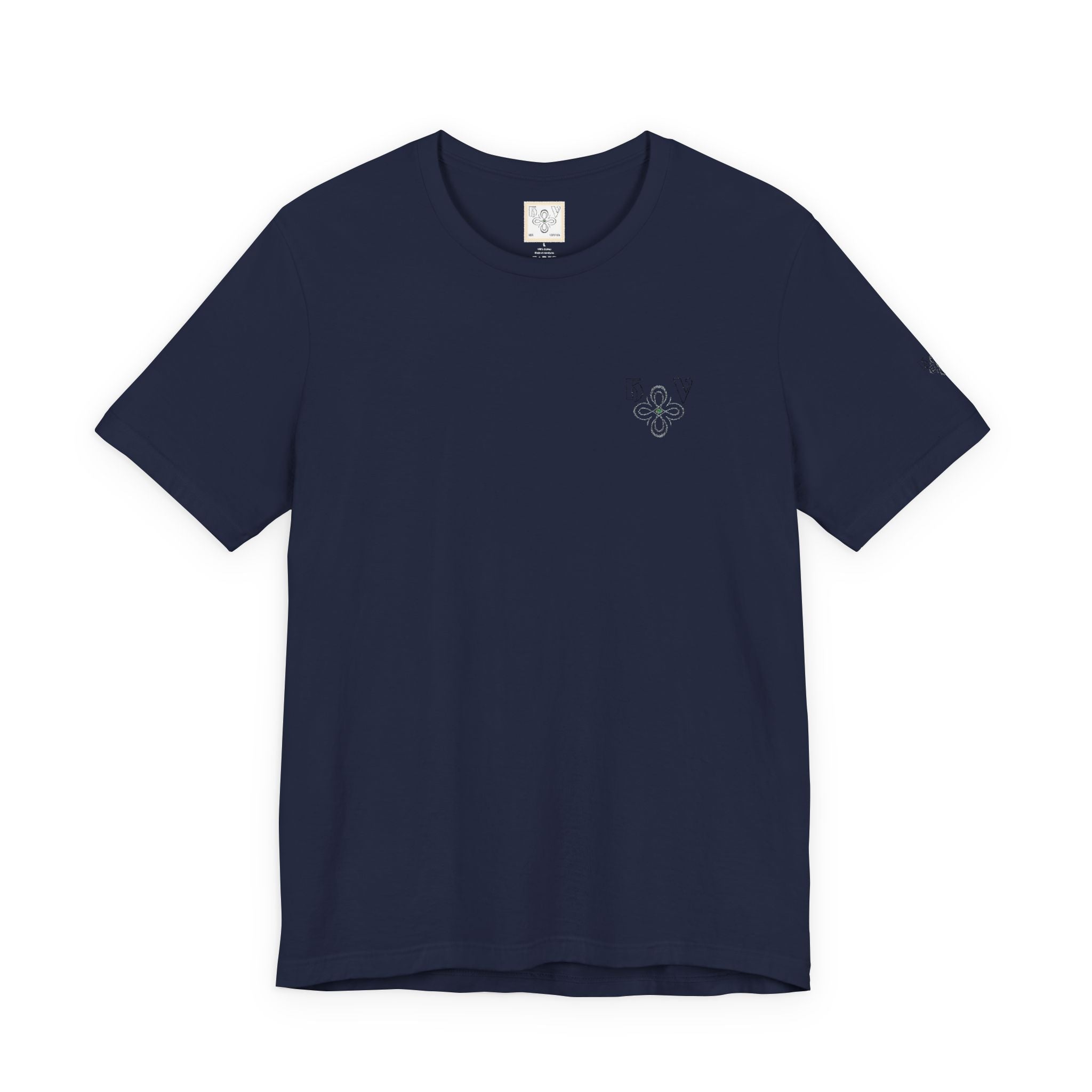 HIGH VIBRATION – Embroidered logo Minimal T-Shirt