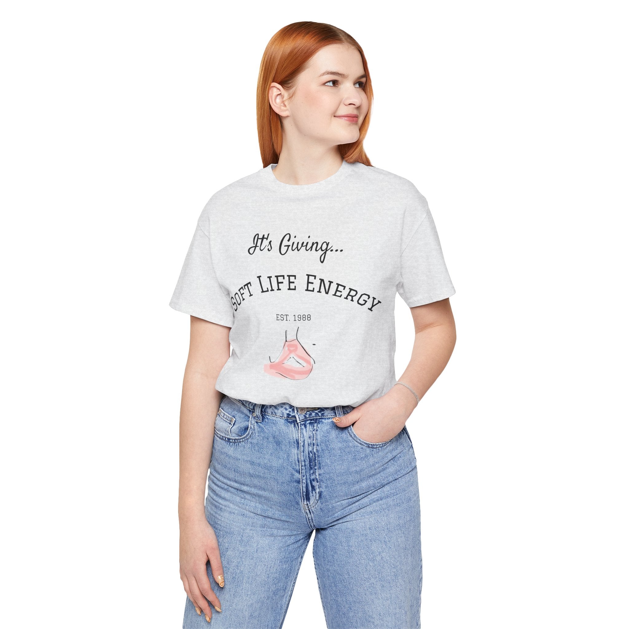 Soft Life Energy Tee by VERNALi — Positive Energy Short Sleeve T-Shirt