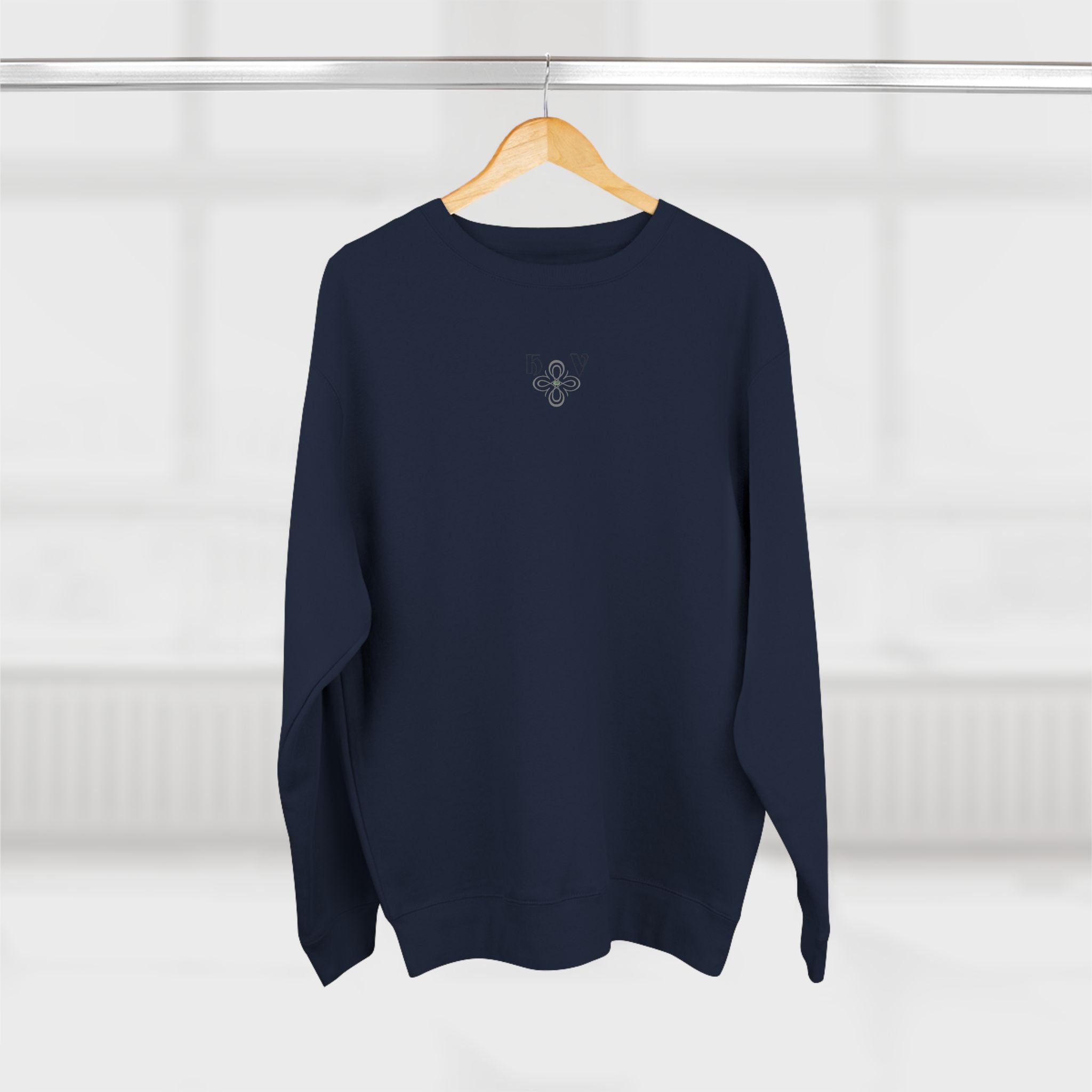 HIGH VIBRATION Chakra Sweatshirt - Minimal plus Classic Back Logo