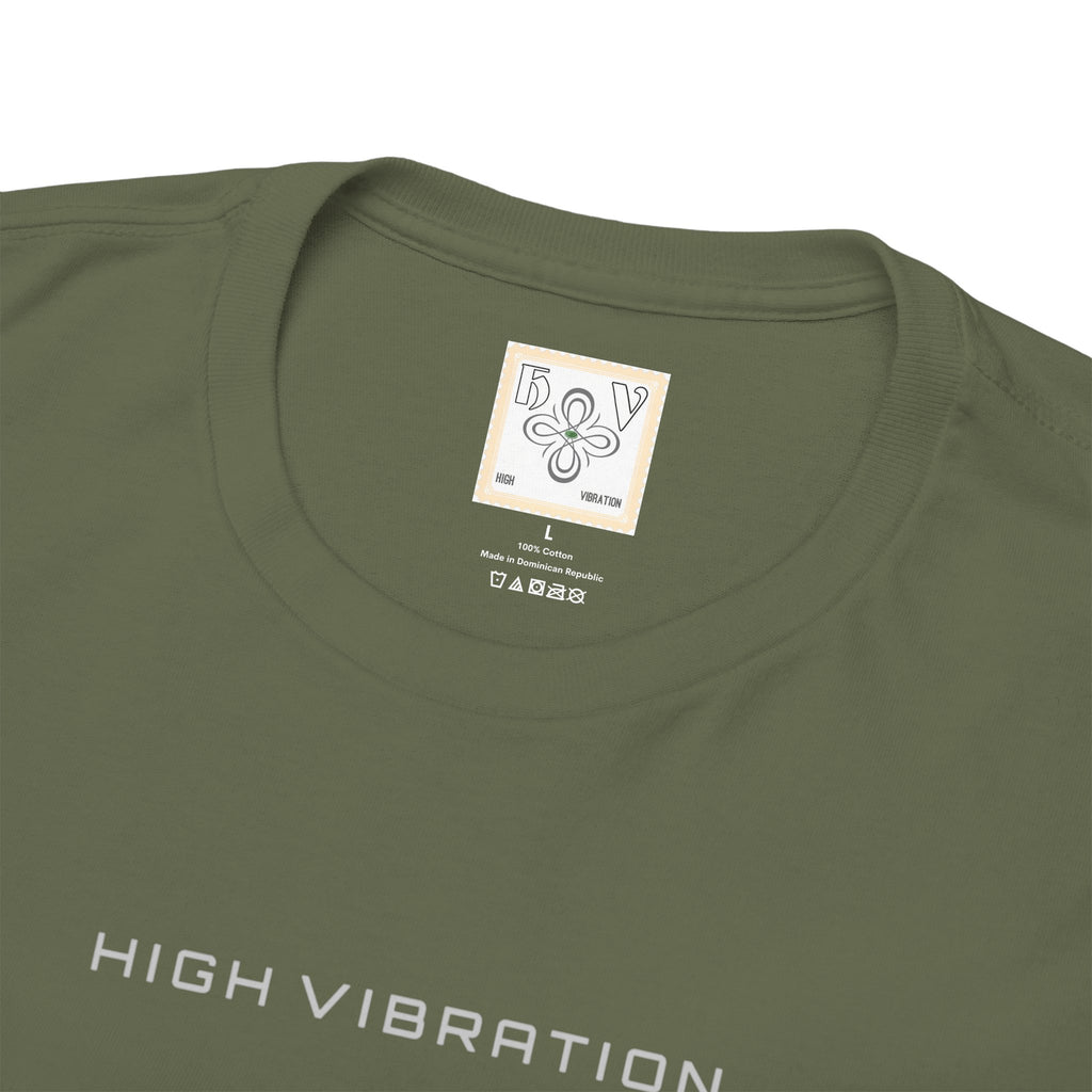 HIGH VIBRATION CLEAR MIND @ Night Tee — Clean New Collection Cotton T-Shirt