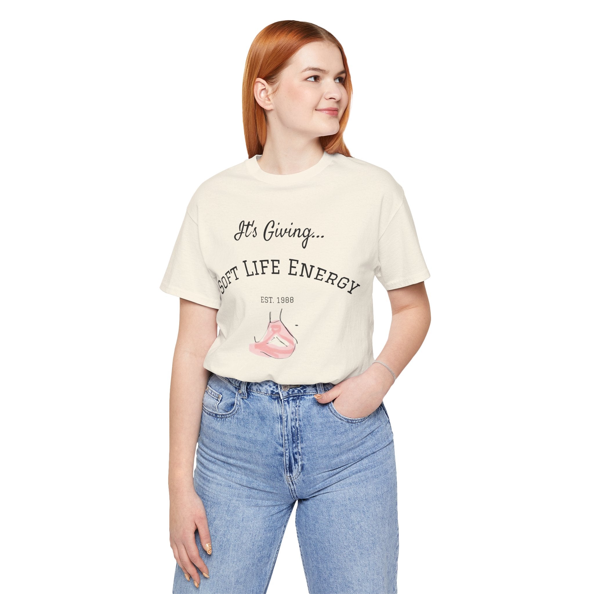 Soft Life Energy Tee by VERNALi — Positive Energy Short Sleeve T-Shirt