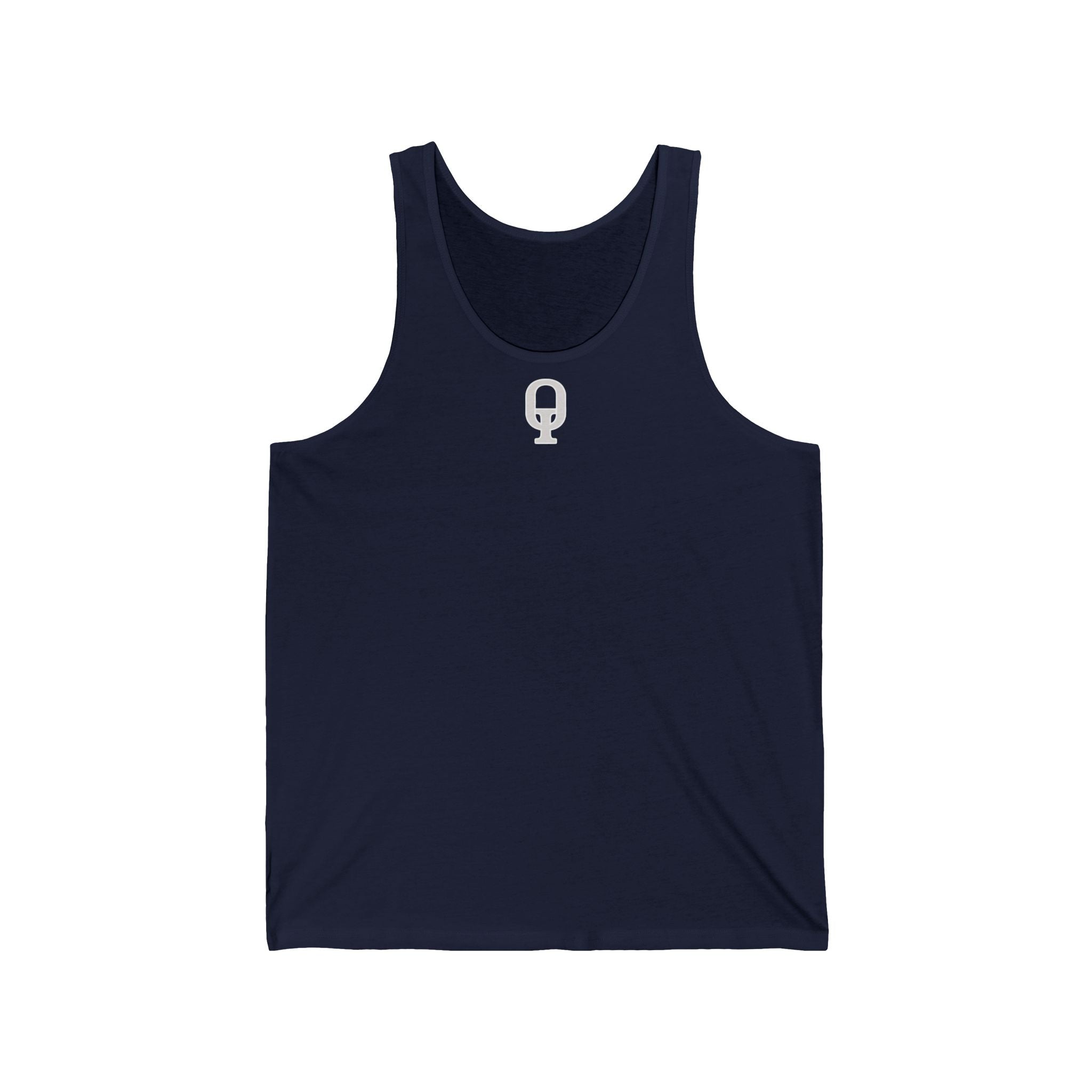 FreeQ Minimal Logo Tank Top — Lightweight Jersey Muscle Tee