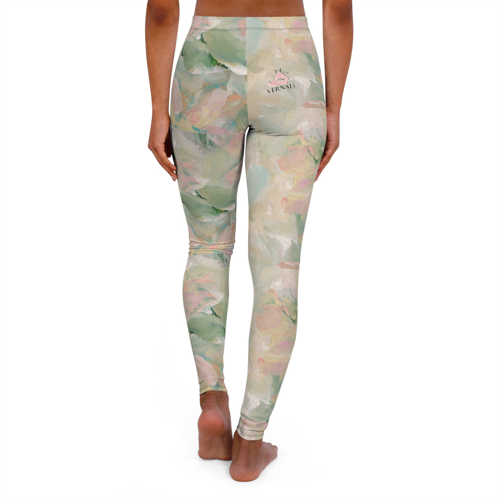Fluorite Colour Blend Leggings by VERNALi — Women's High-Waist Pattern Yoga Leggings
