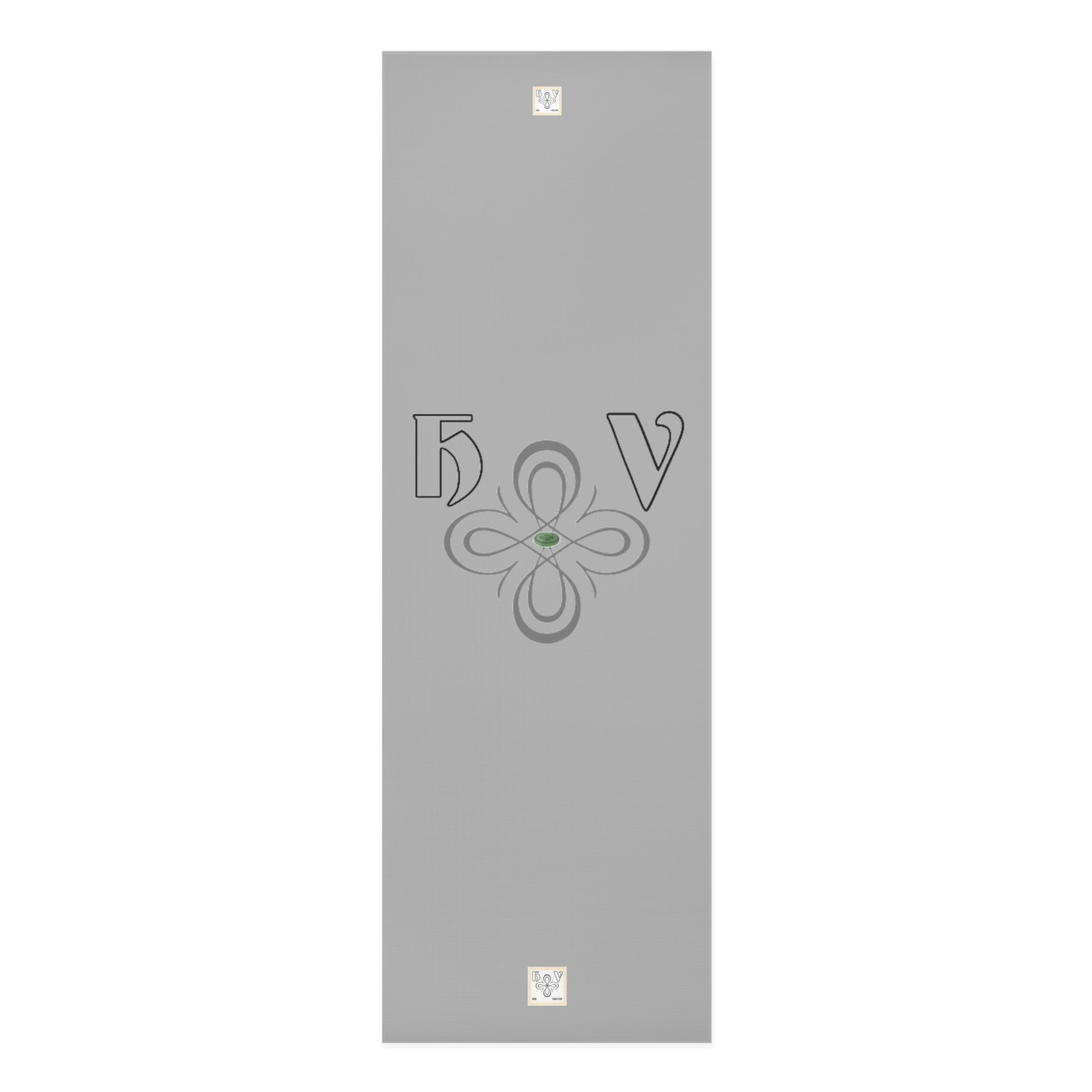 HIGH VIBRATION Meditation Mat — MAGNESITE Mandala Design, Non-Slip Exercise & Meditation Mat