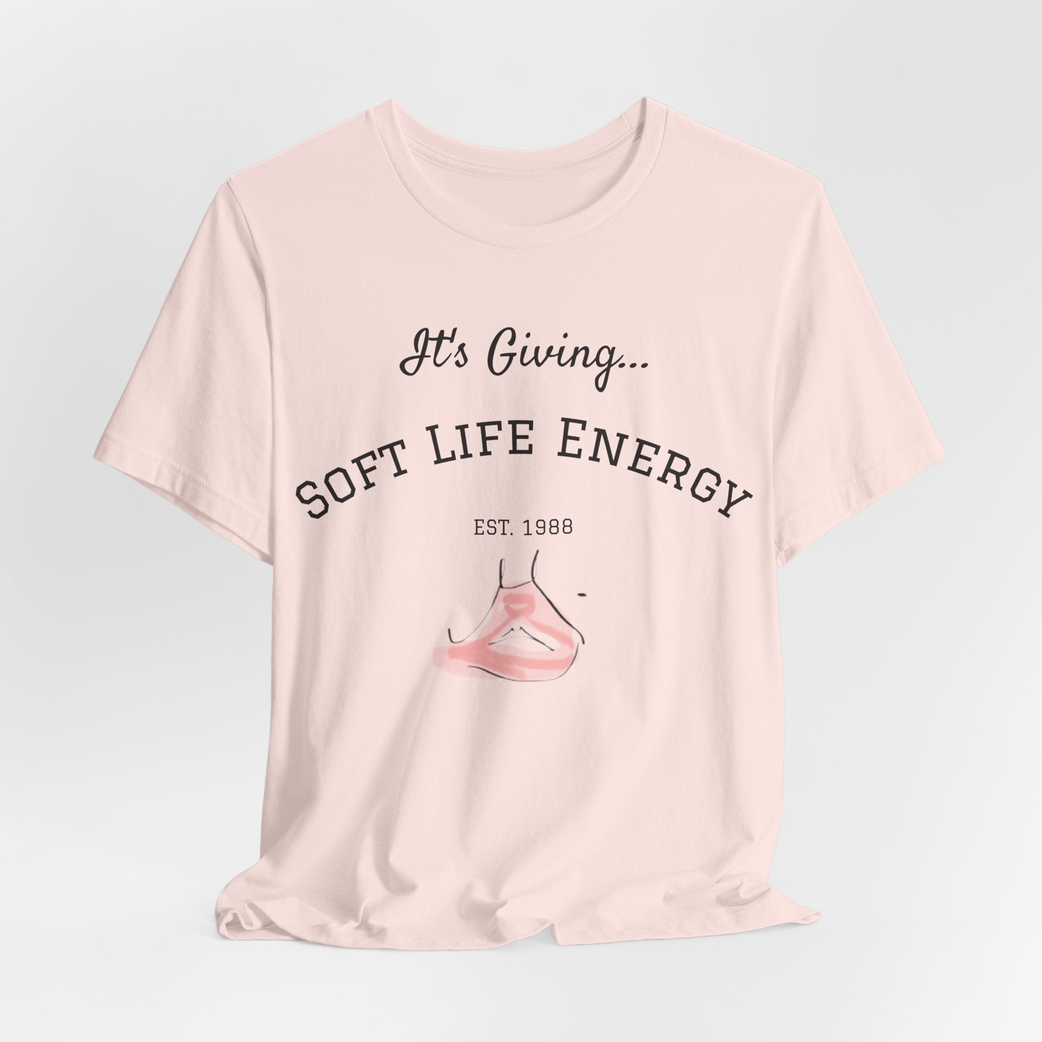 Soft Life Energy Tee by VERNALi — Positive Energy Short Sleeve T-Shirt