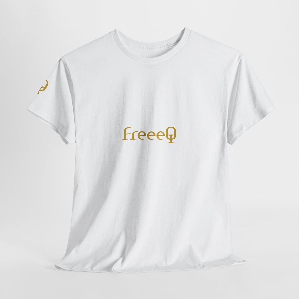 FreeeQ Gold Logo Unisex T‑Shirt — Quality Streetwear Tee