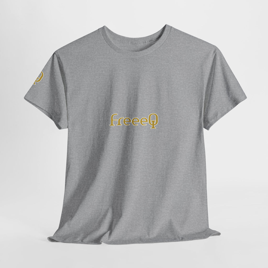 FreeeQ Gold Logo Unisex T‑Shirt — Quality Streetwear Tee