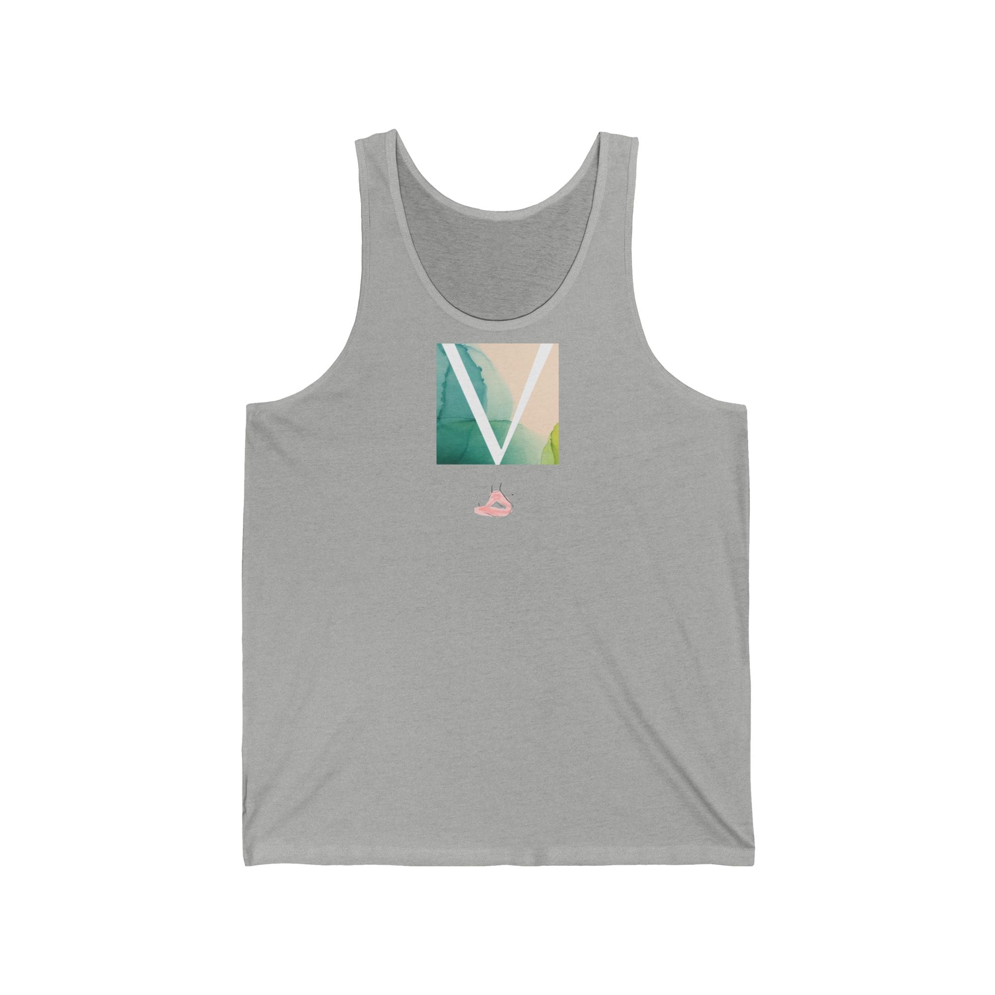 V Light Wear Meditation Vest by VERNALi — Green/Jade Women’s Vest Top