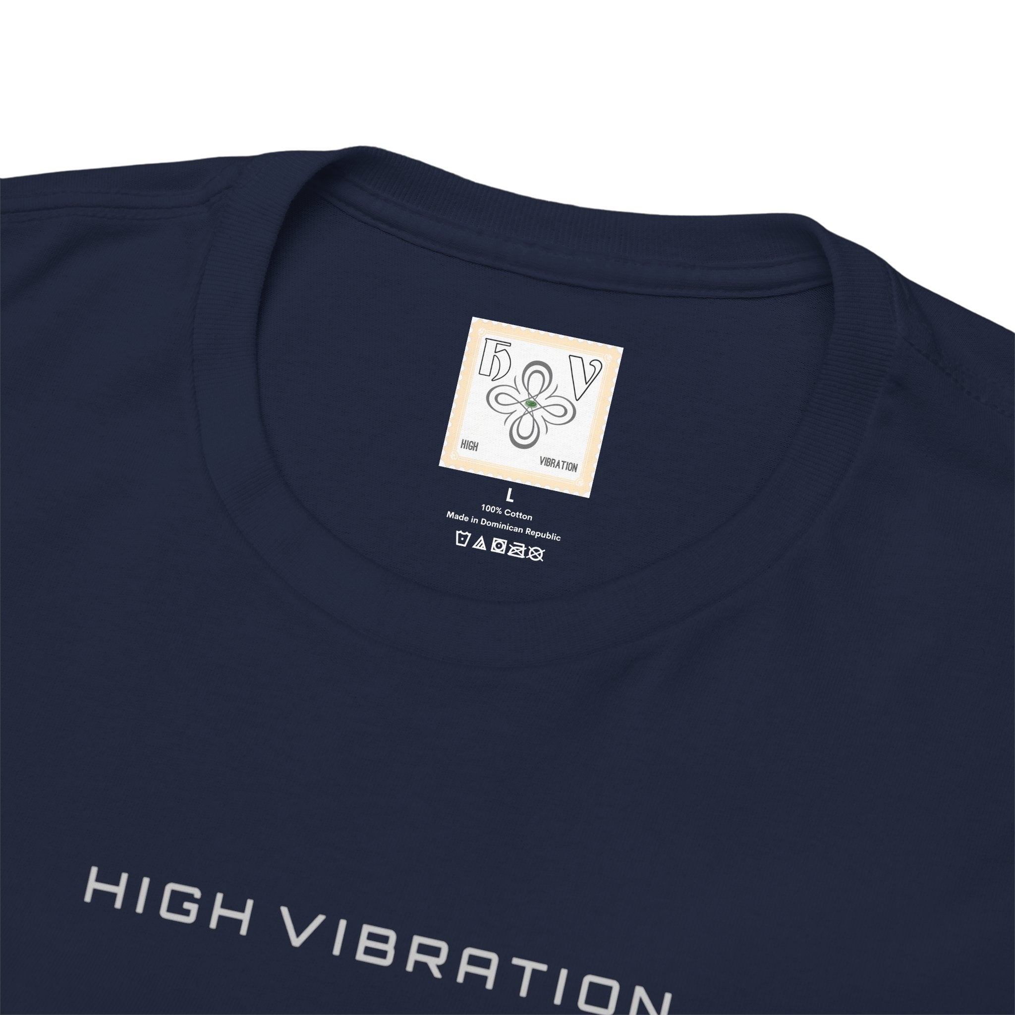 HIGH VIBRATION CLEAR MIND @ Night Tee — Clean New Collection Cotton T-Shirt