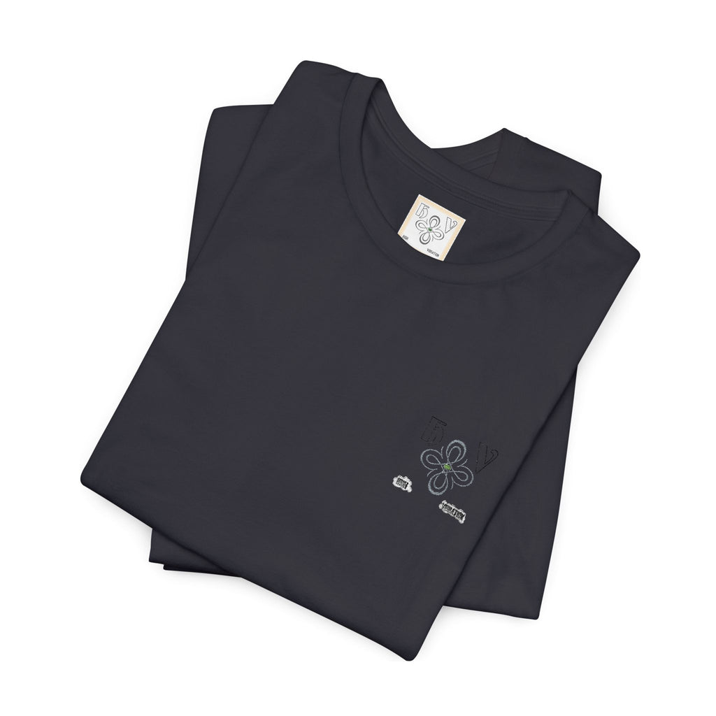 HIGH VIBRATION – Embroidered logo Minimal T-Shirt