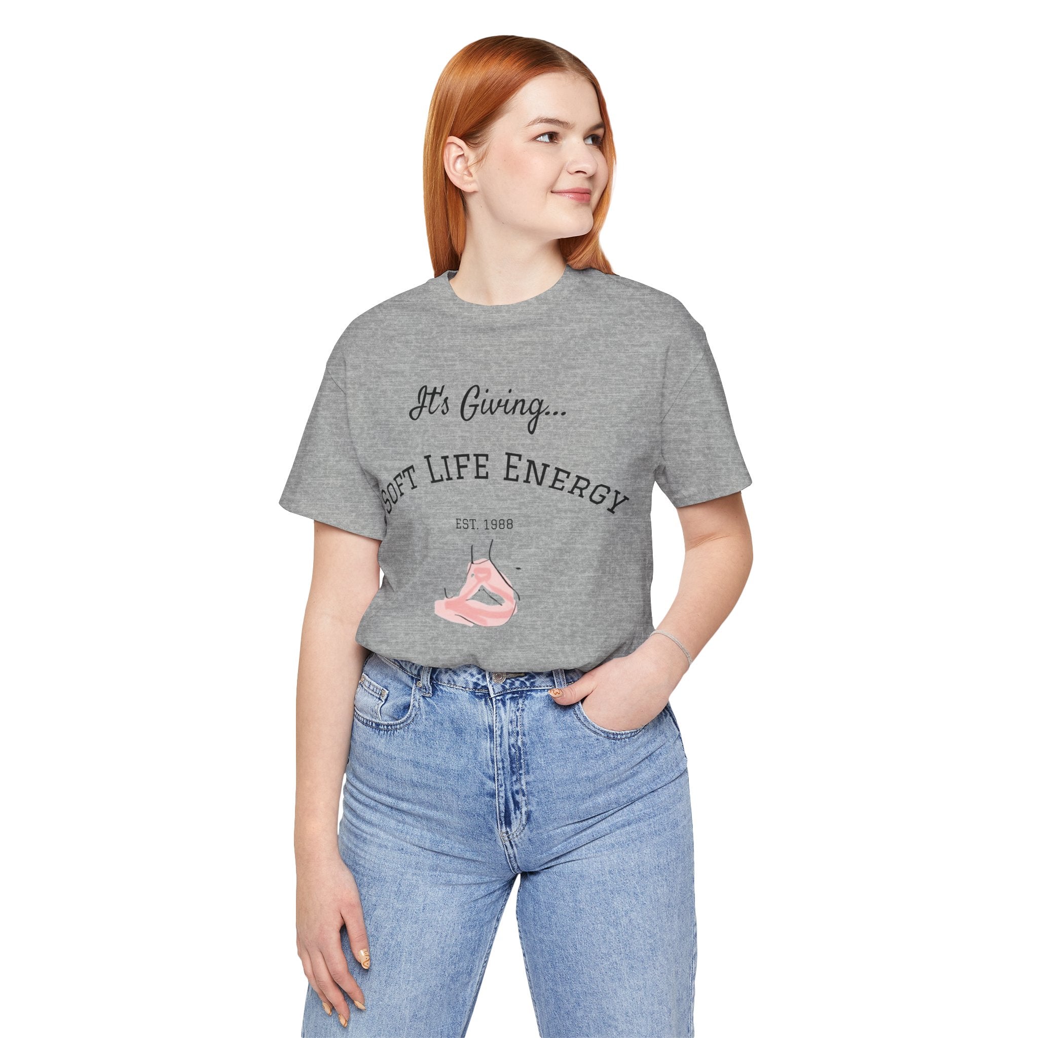 Soft Life Energy Tee by VERNALi — Positive Energy Short Sleeve T-Shirt