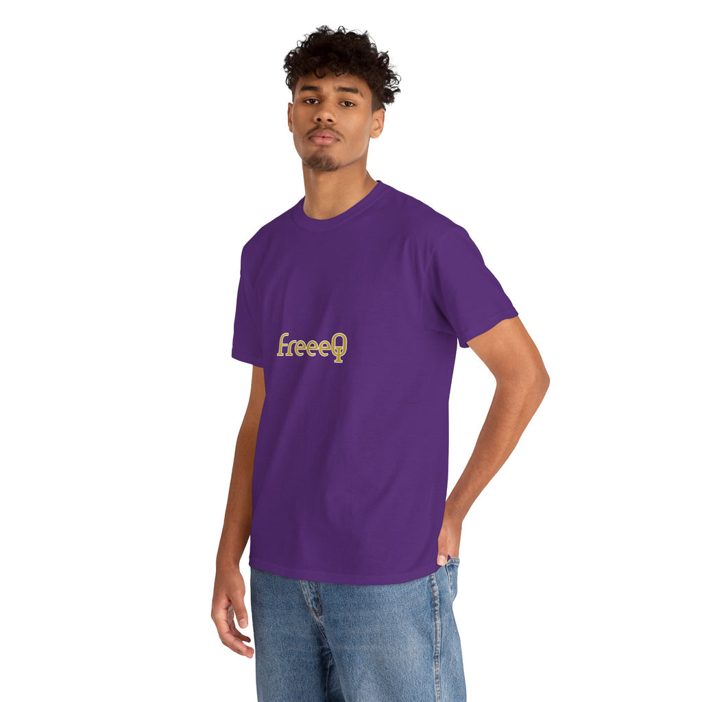 FreeeQ Gold Logo Unisex T‑Shirt — Quality Streetwear Tee