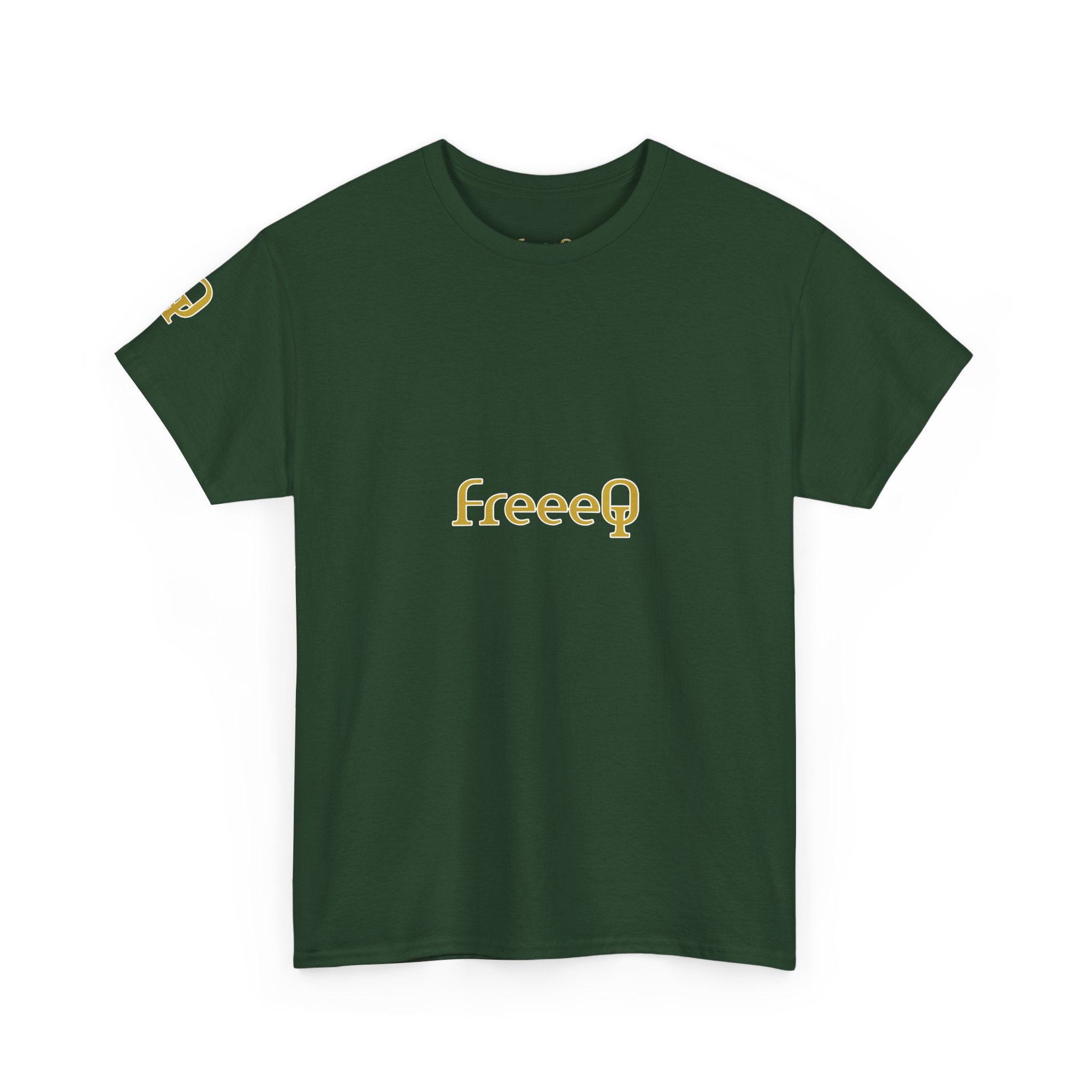 FreeeQ Gold Logo Unisex T‑Shirt — Quality Streetwear Tee