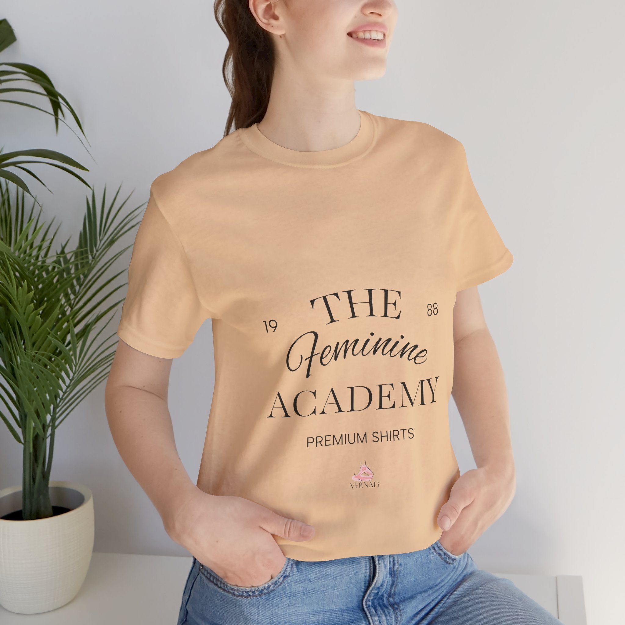 The Feminine Academy Tee by VERNALi — Positive Energy Short Sleeve T-Shirt