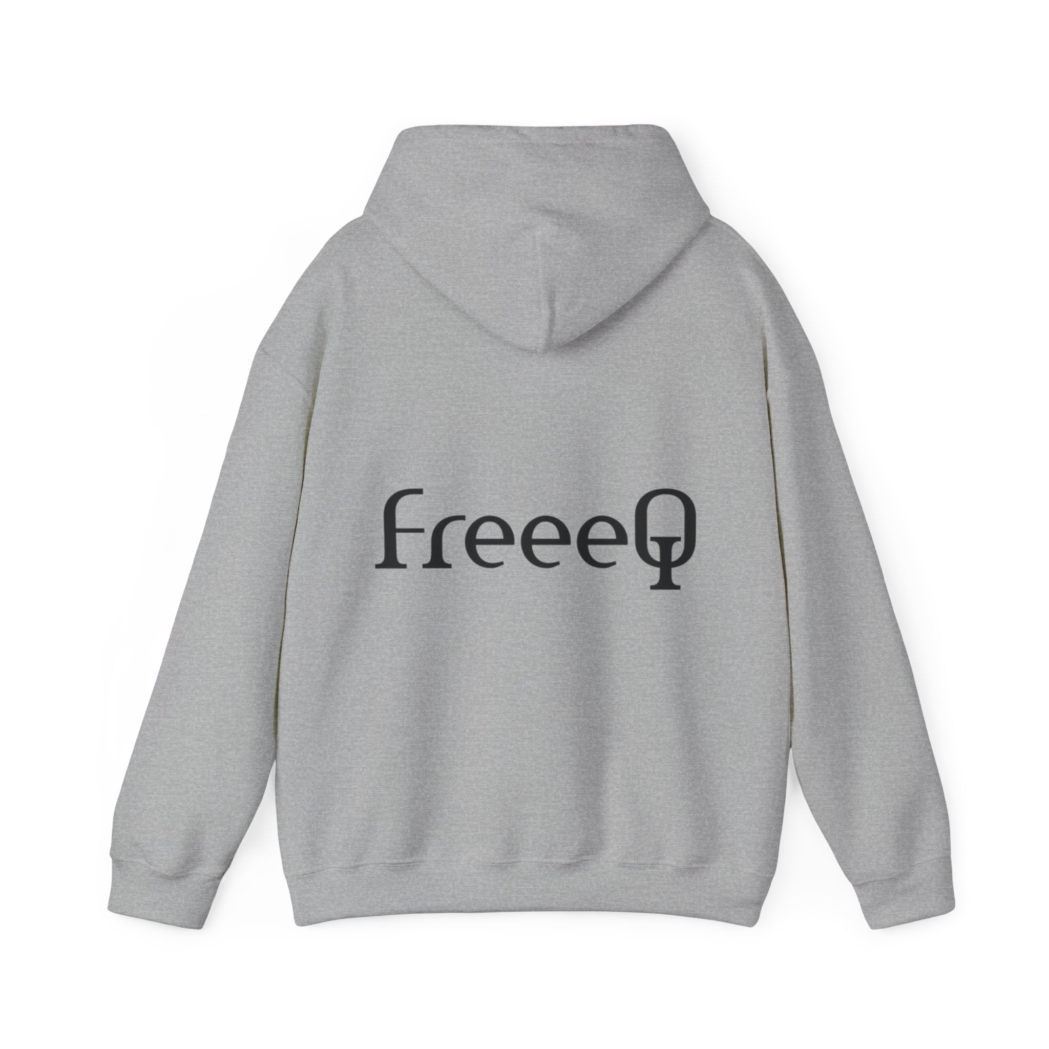 FreeeQ Frequency Number Line Hoodie — FreeeQ Meditation & Manifest Energy