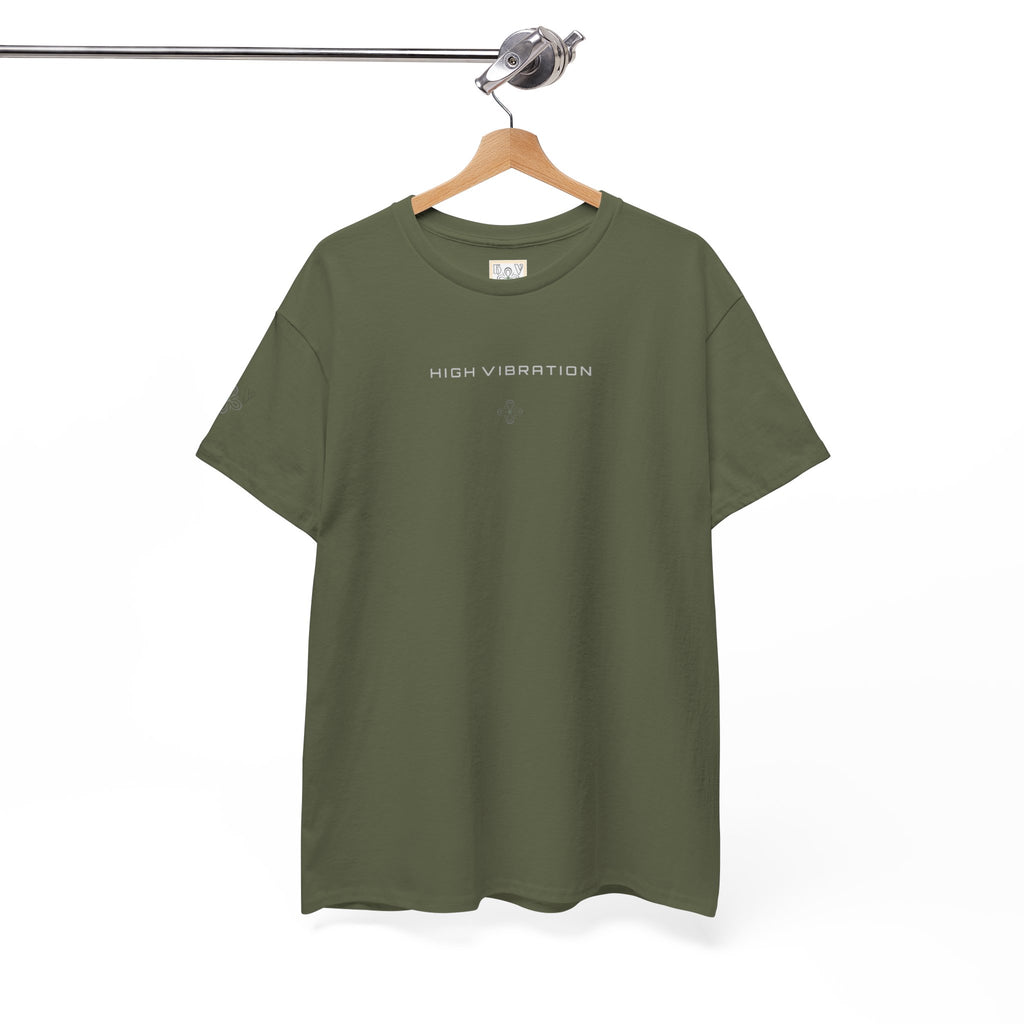 HIGH VIBRATION CLEAR MIND @ Night Tee — Clean New Collection Cotton T-Shirt