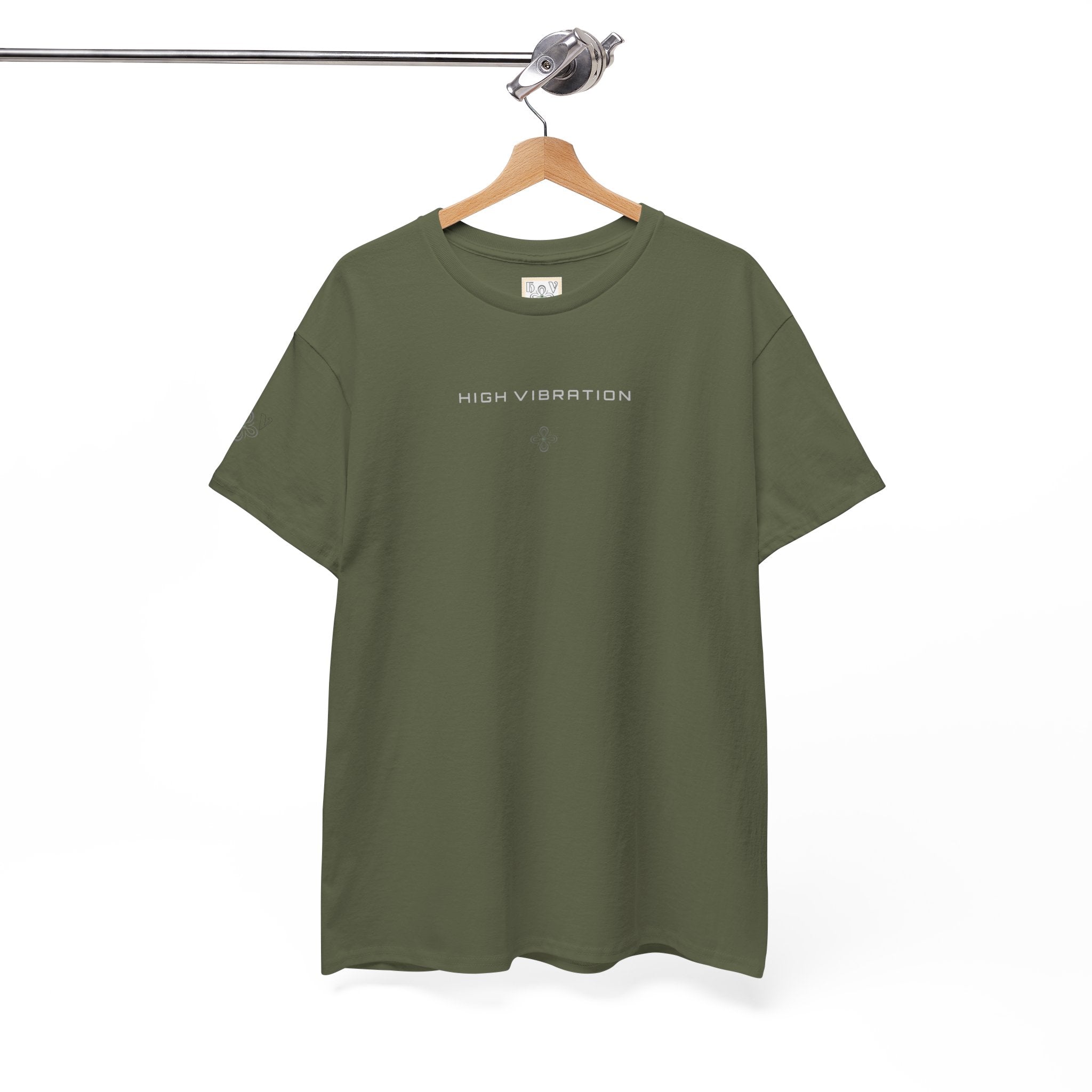 HIGH VIBRATION CLEAR MIND @ Night Tee — Clean New Collection Cotton T-Shirt