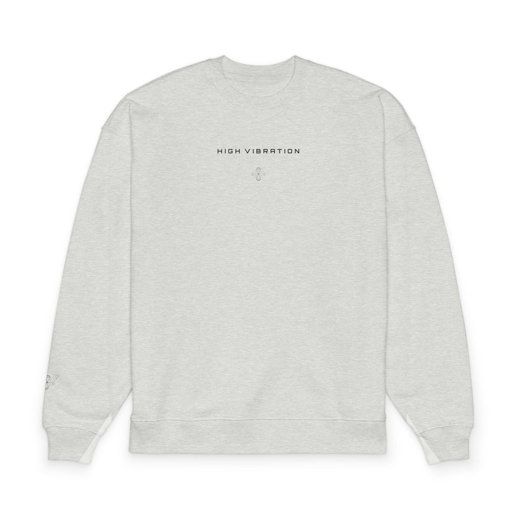 HIGH VIBRATION MANIFEST Sweatshirt — New Organic Oversized  Minimalist Collection