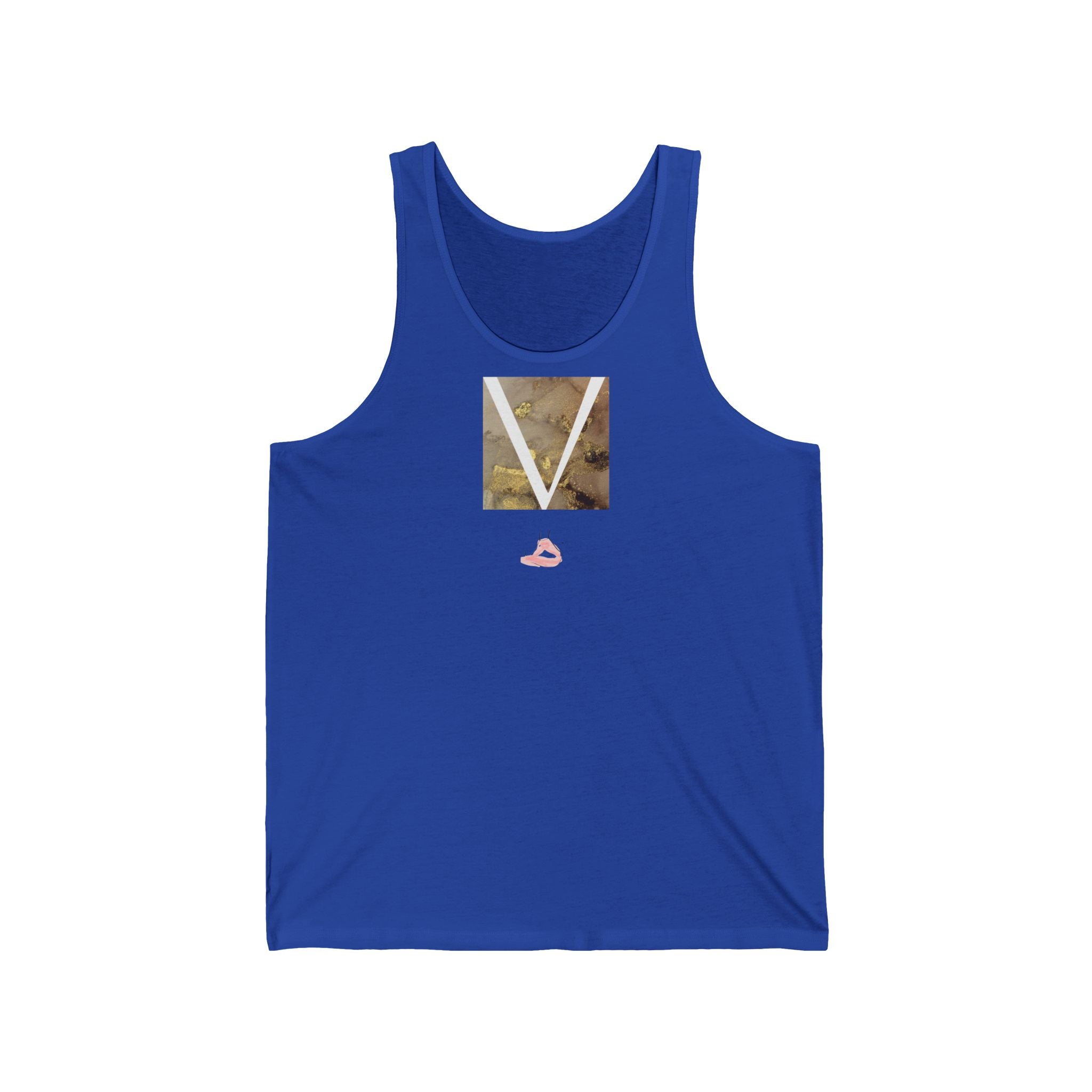 V Light Wear Meditation Vest by VERNALi — Brown/Gold Women’s Vest Top